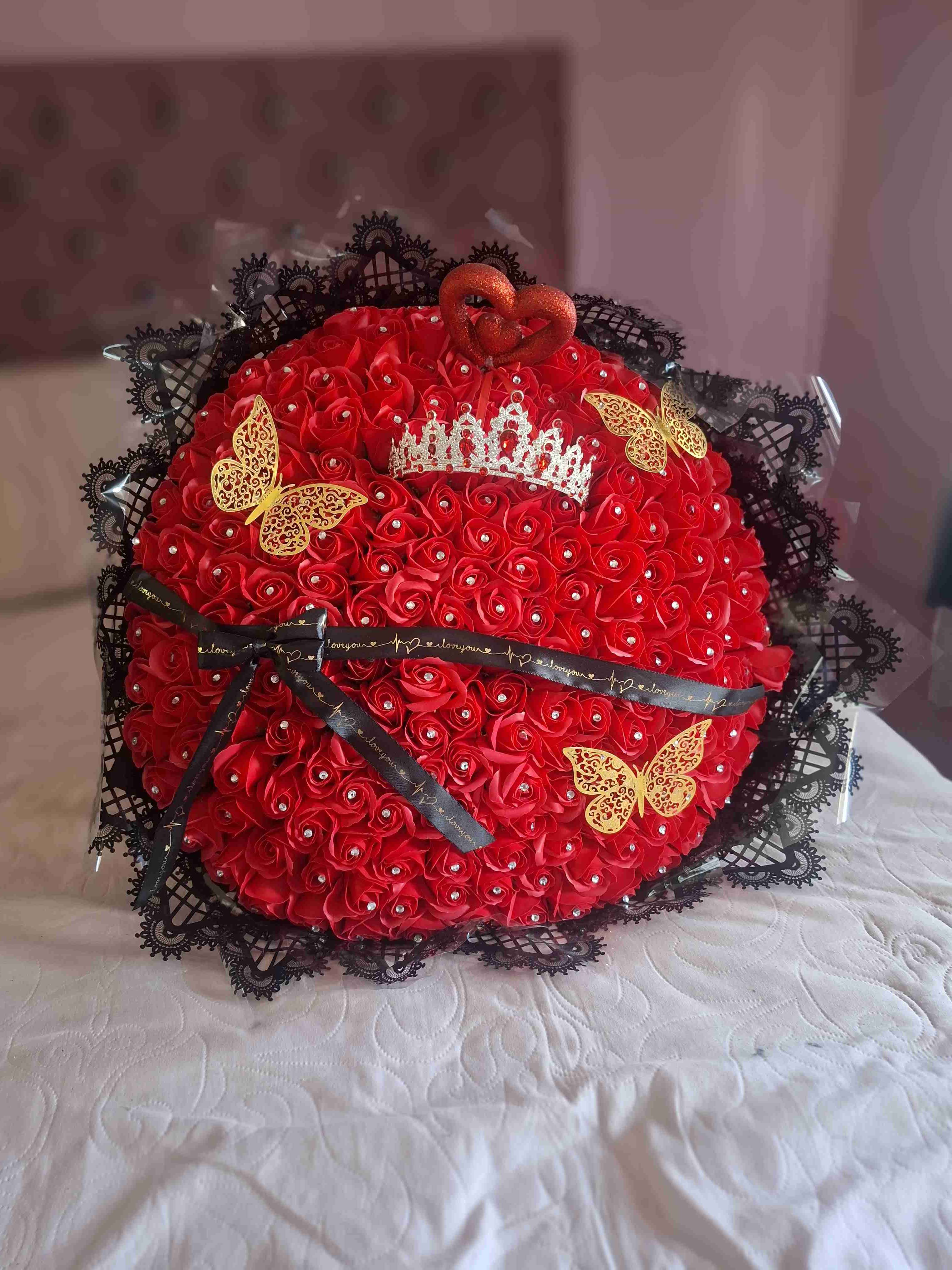 Arreglo de200 rosas de jabon