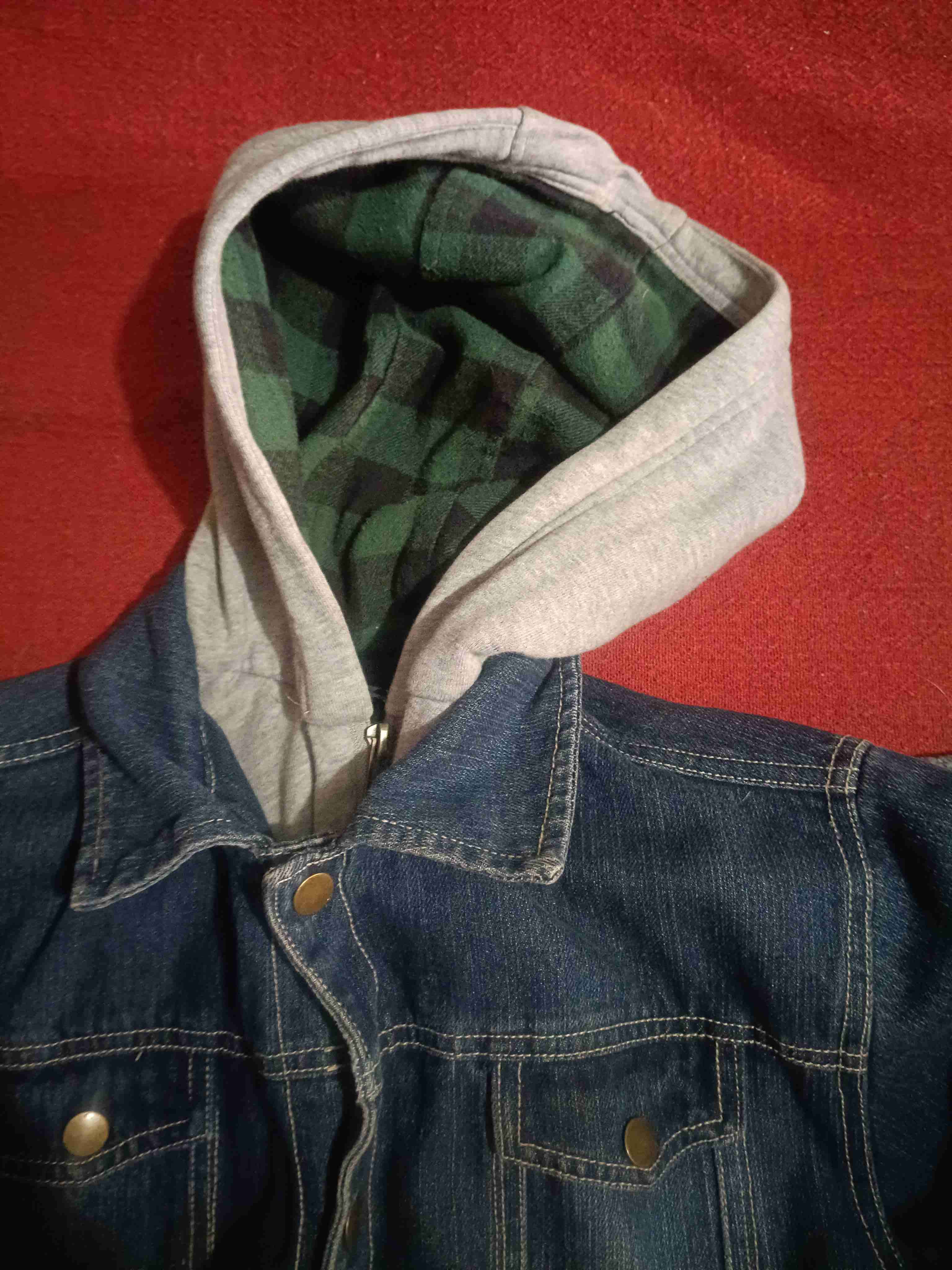 Chaqueta mezclilla con capucha - miniatura 3