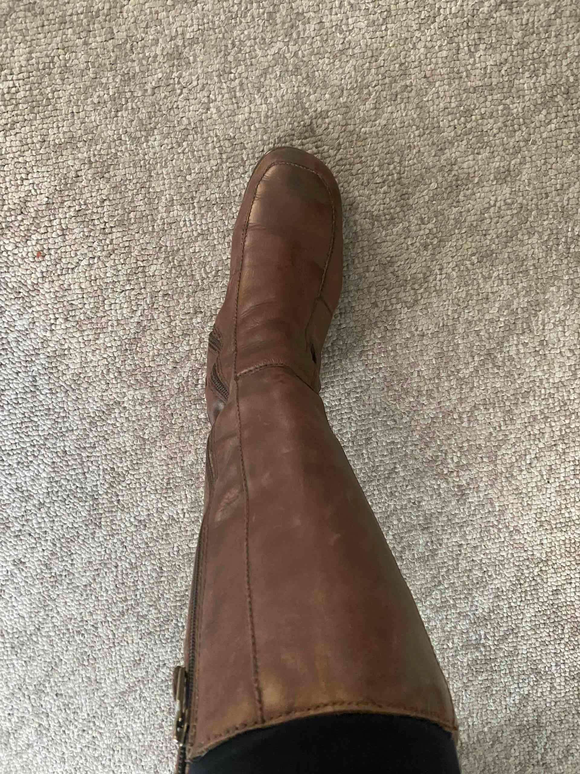 Botas de cuero marrón - miniatura 3