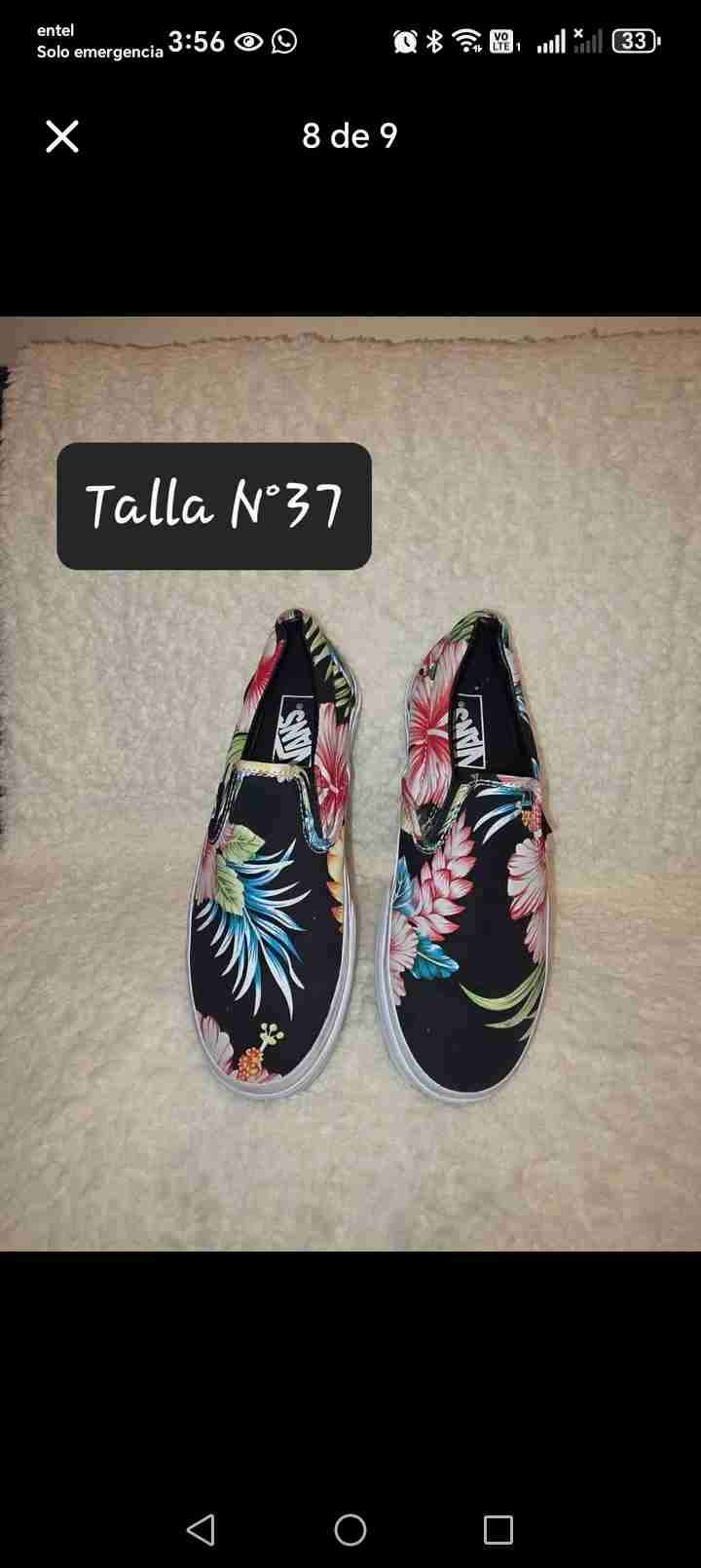 Zapatillas Vans metálicas azul talla 38 - miniatura 2