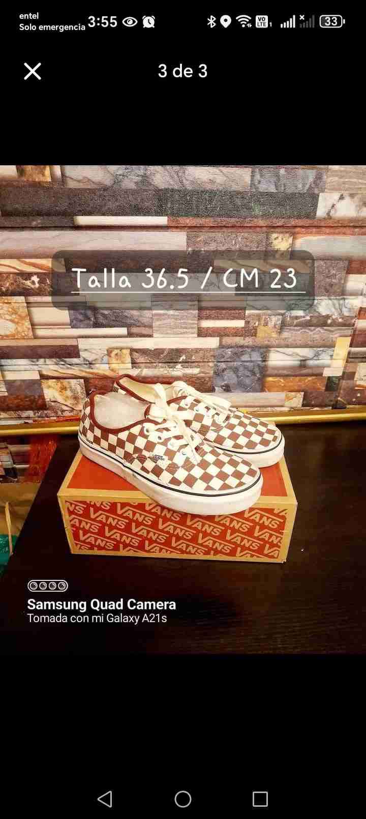 Zapatillas Vans metálicas azul talla 38 - miniatura 3