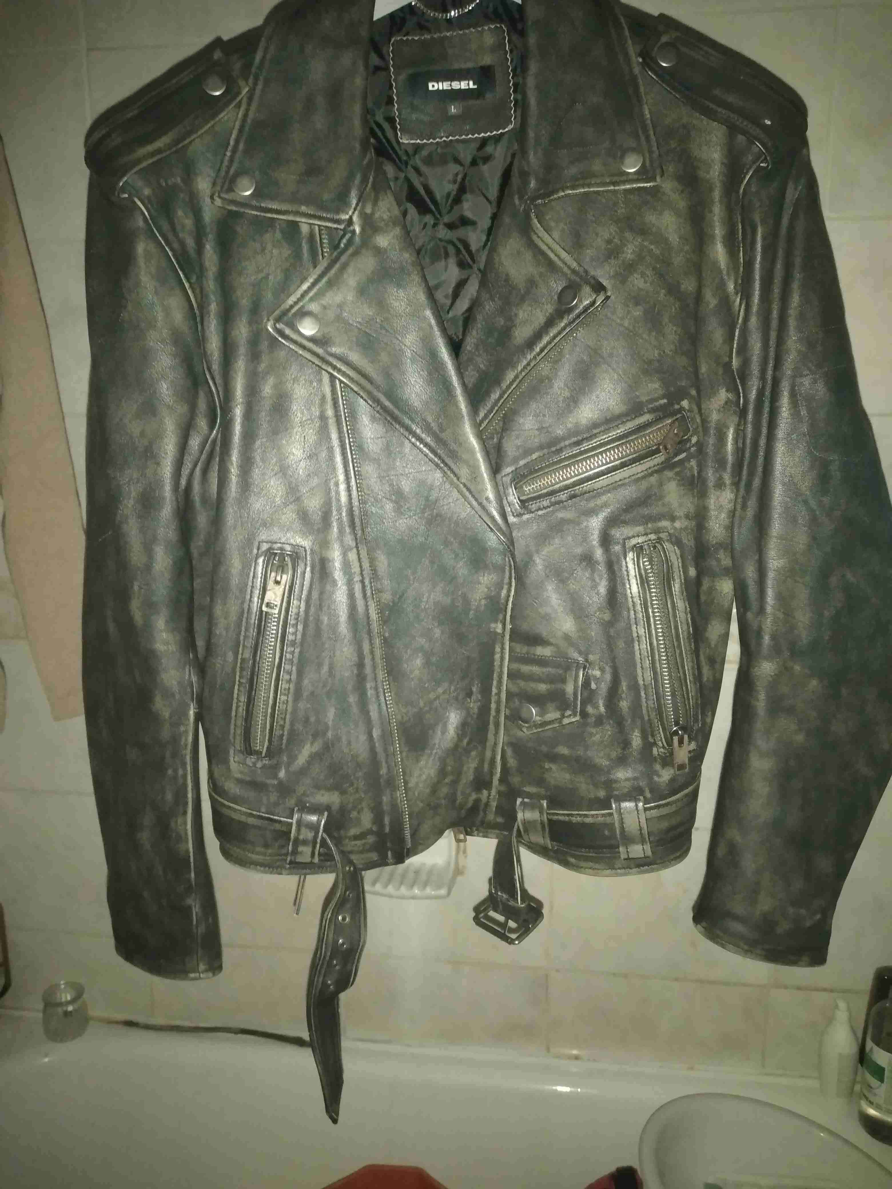 Chaqueta cuero Diesel - miniatura 3