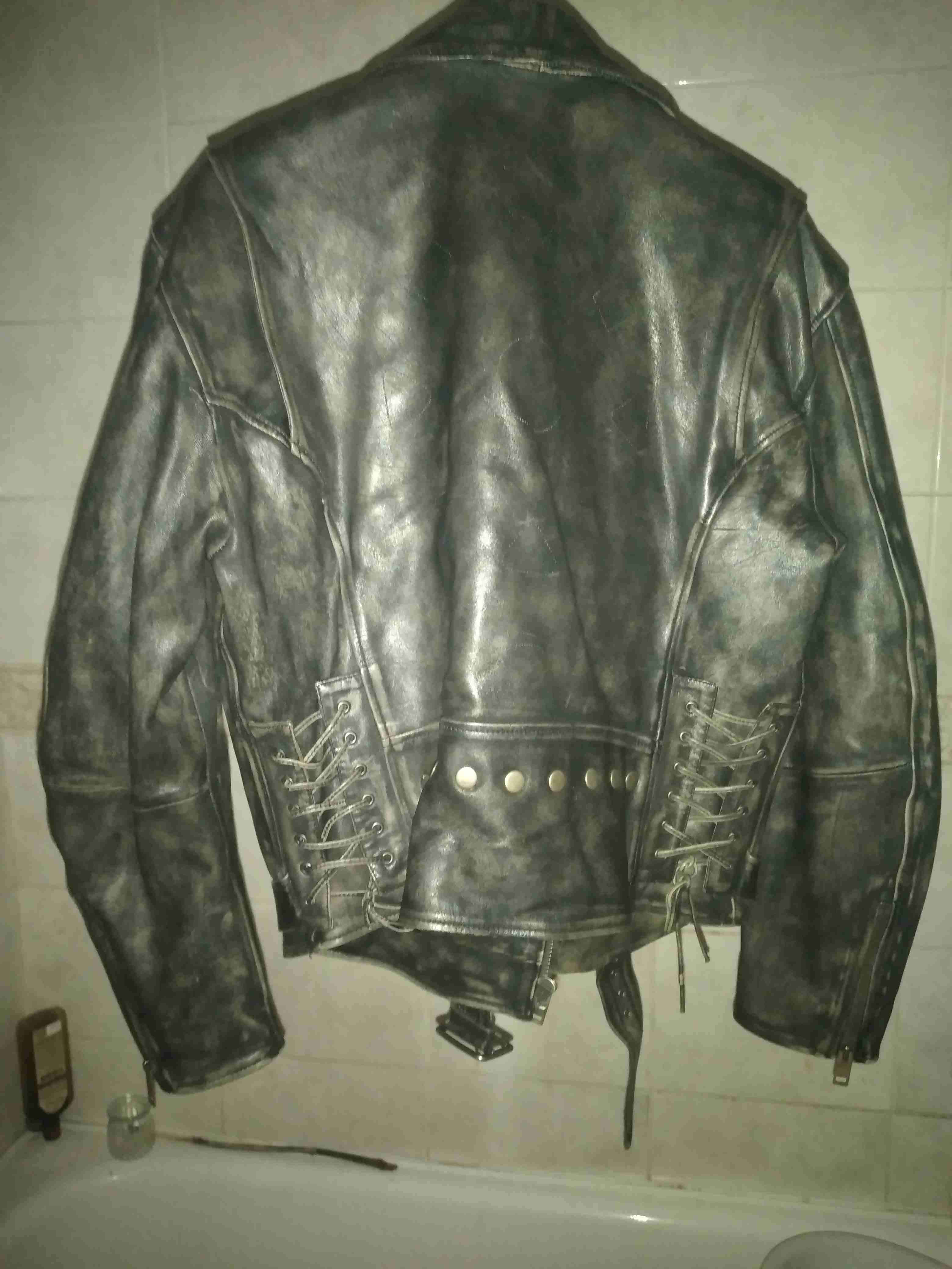 Chaqueta cuero Diesel - miniatura 4