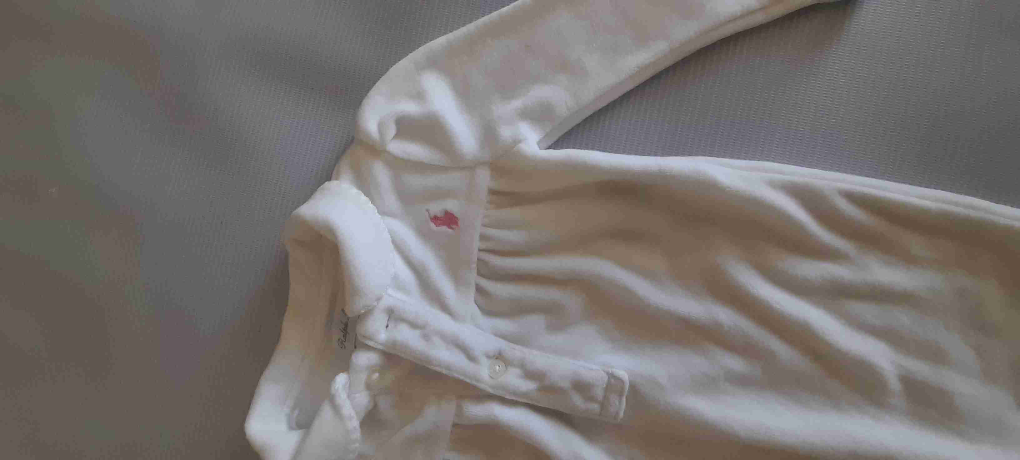 Pijama blanco de bebé - miniatura 2