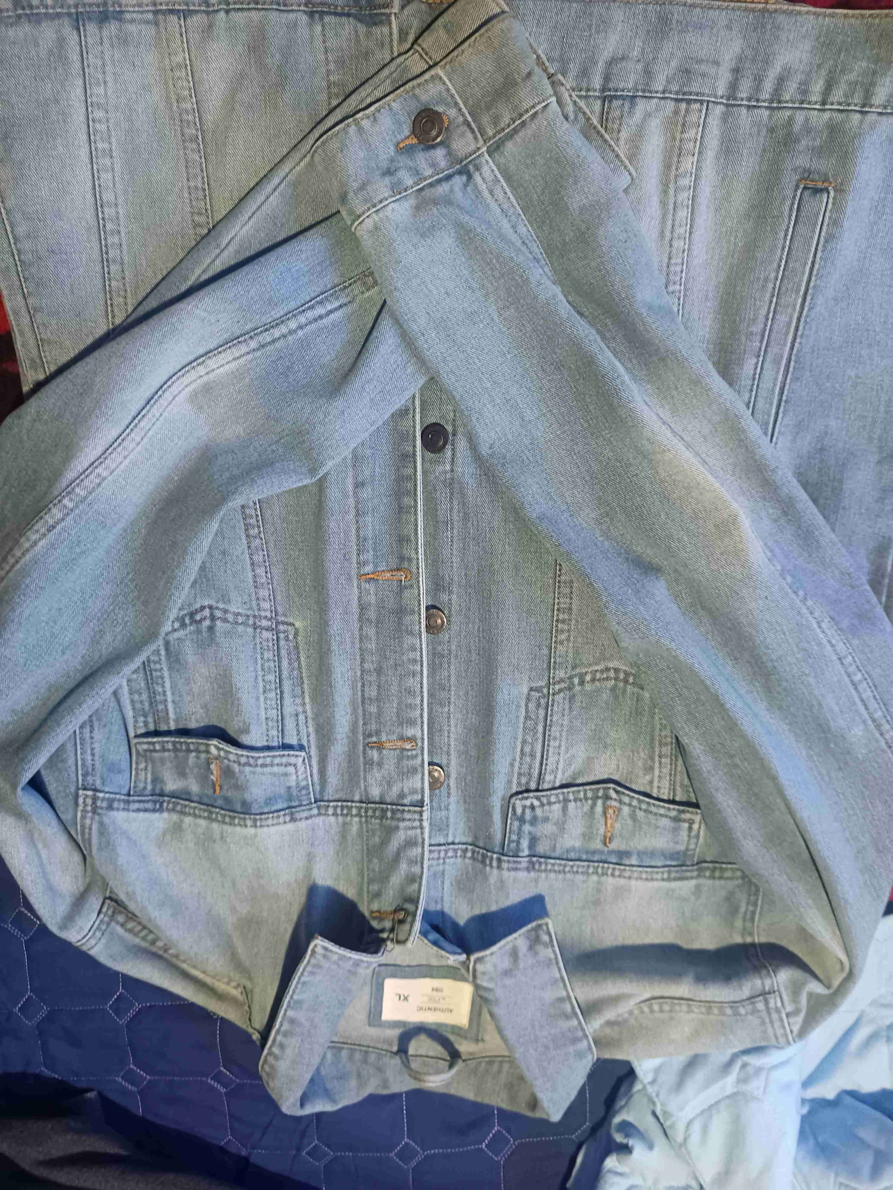 Chaqueta de mezclilla XL azul - miniatura 2