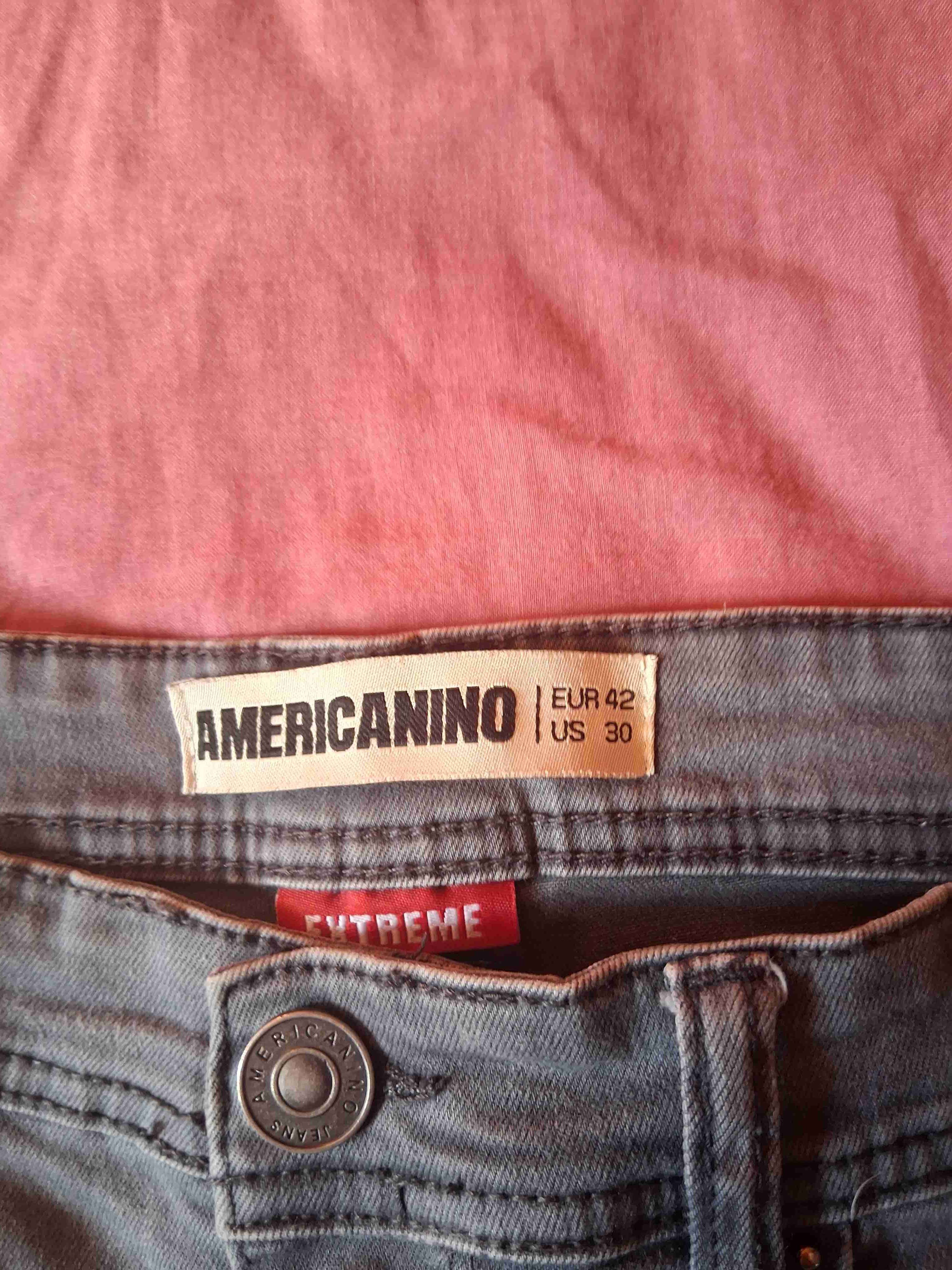 Bermudas jeans gris Americano - miniatura 3