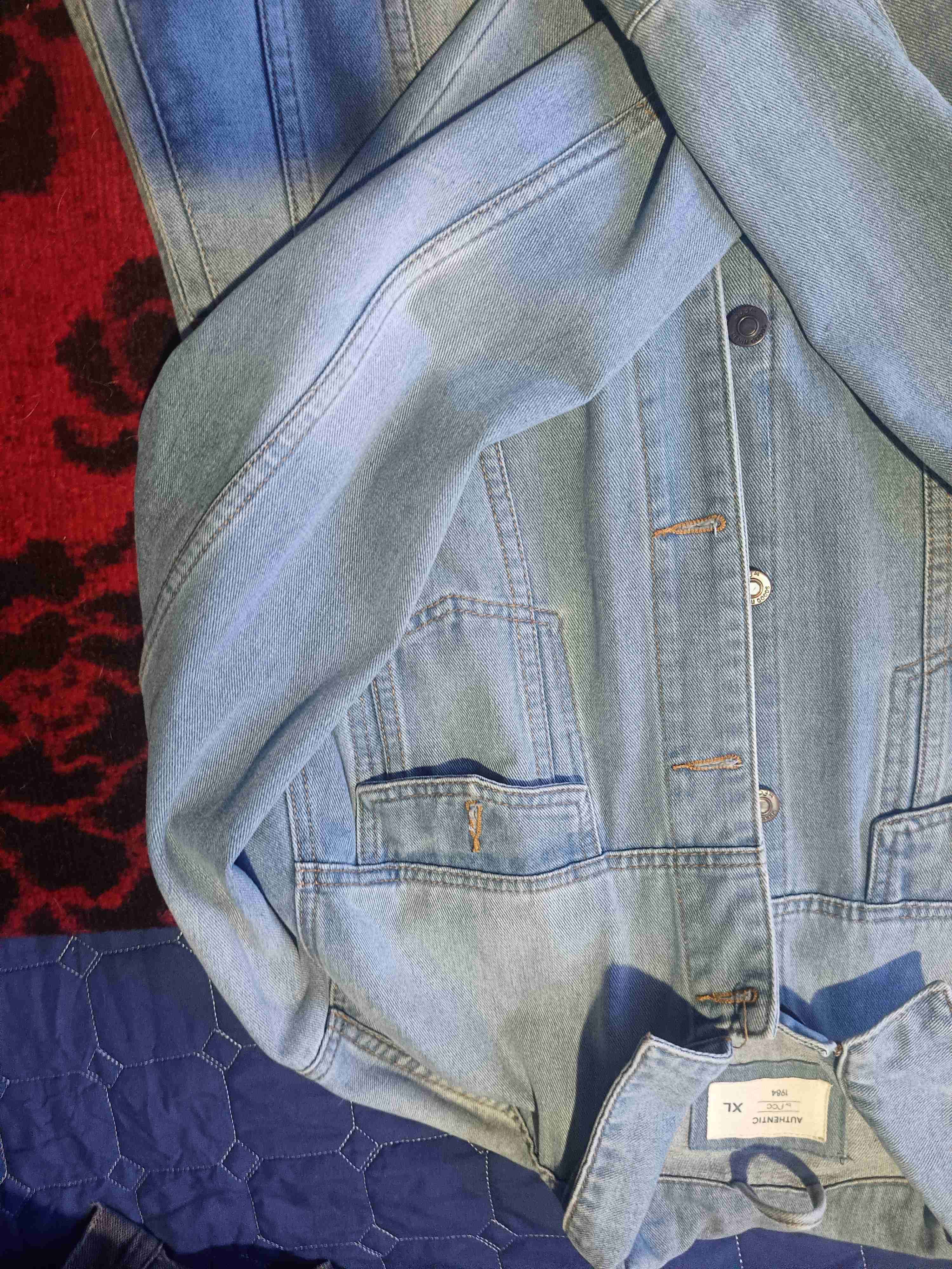 Chaqueta de mezclilla XL azul - miniatura 3