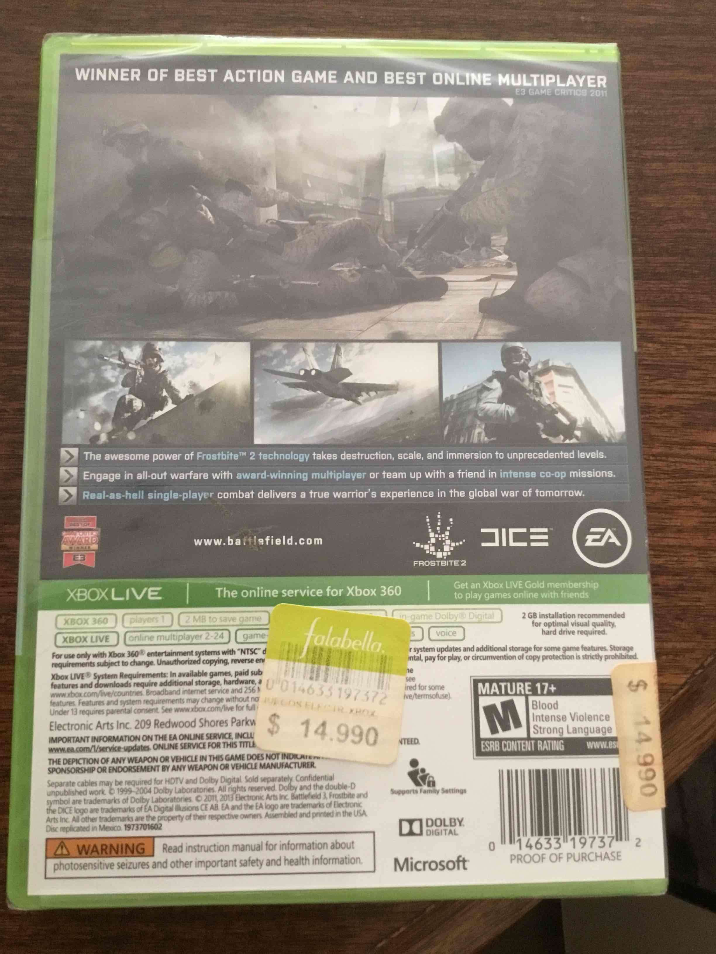 Battlefield 3 Xbox 360 Platinum Hits - miniatura 2