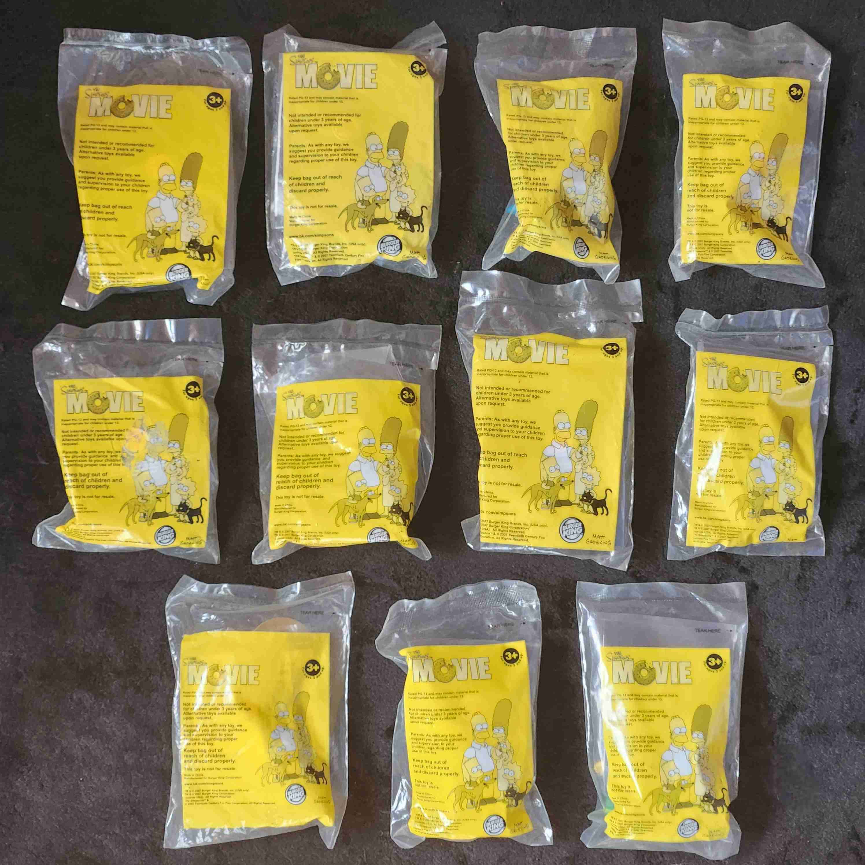 Figuras de Los Simpson, Burger King selladas 2007 - miniatura 2