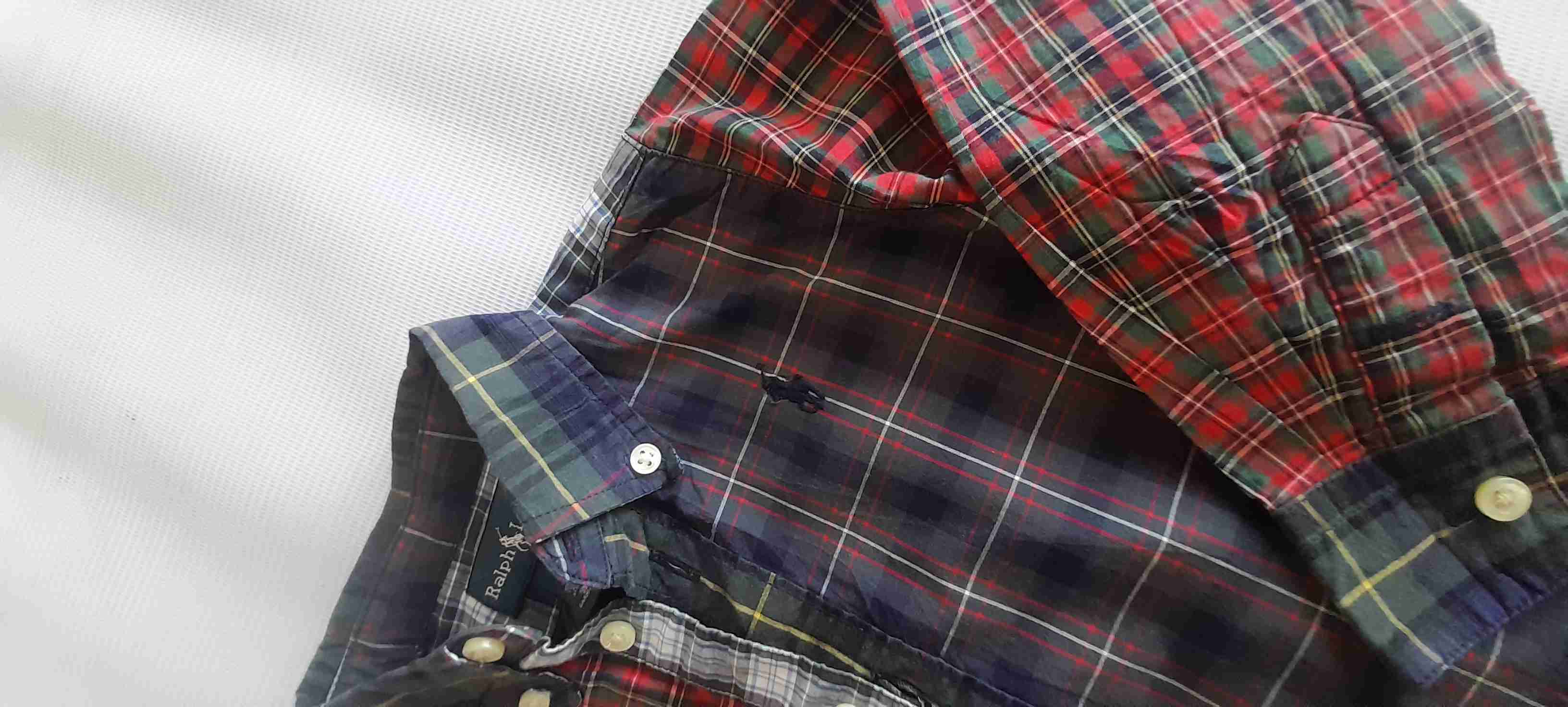 Camisa infantil a cuadros - miniatura 3