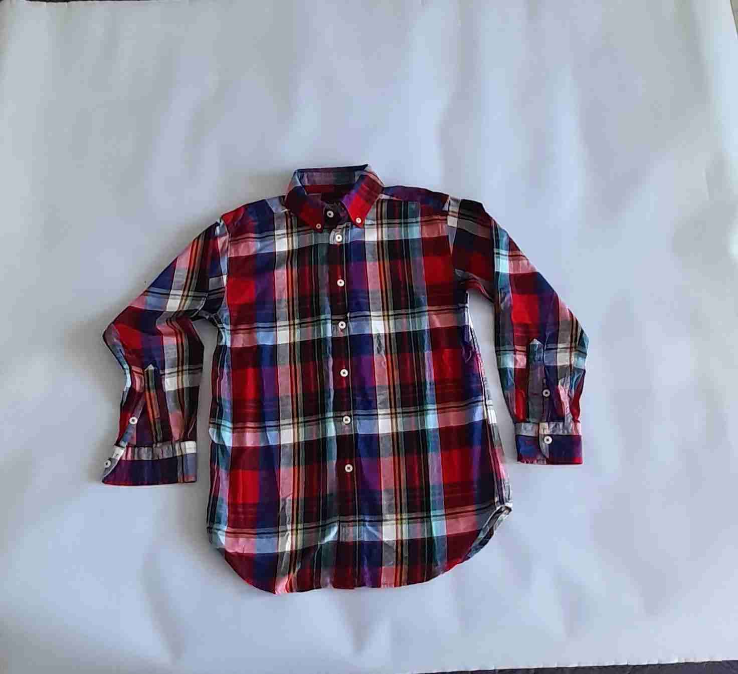 Camisa a cuadros de colores - miniatura 1