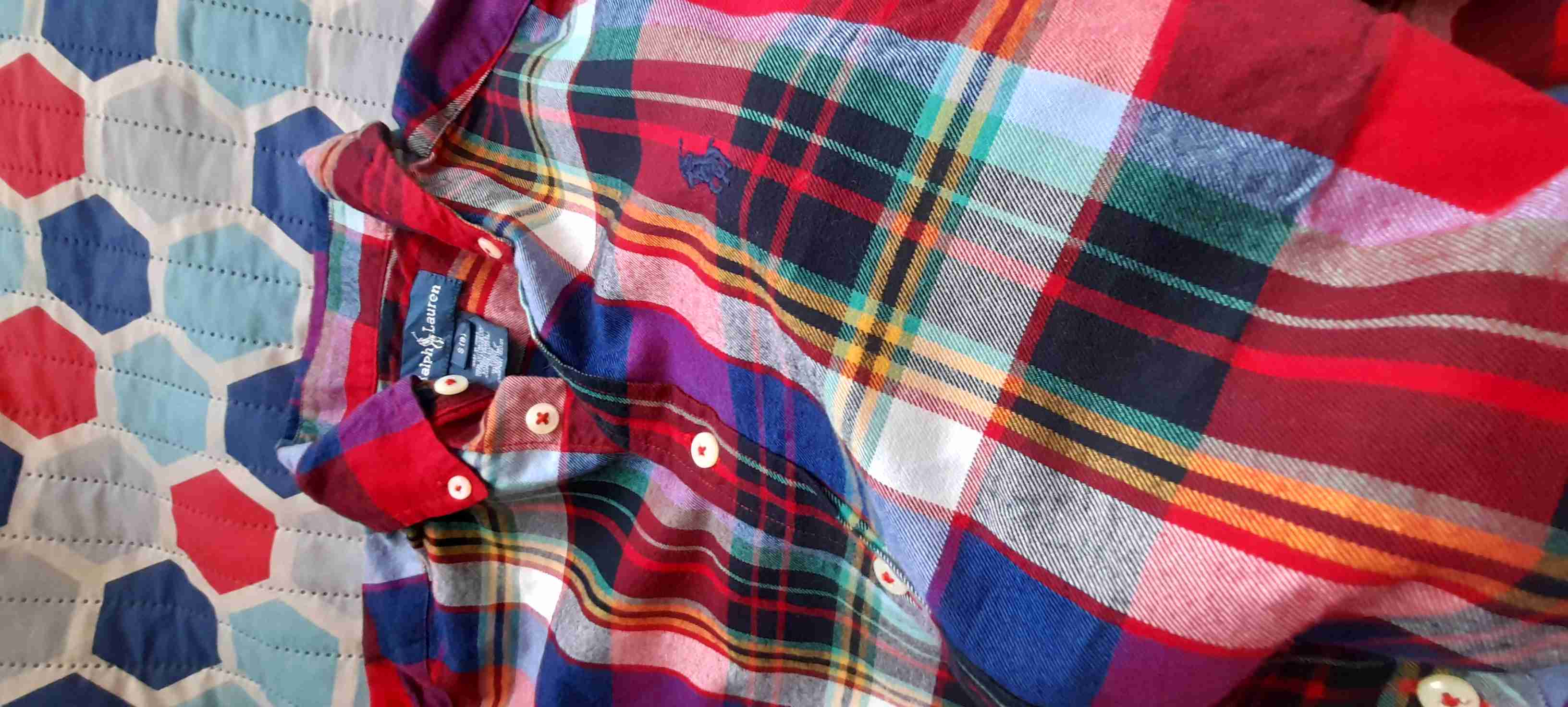 Camisa a cuadros de colores - miniatura 4