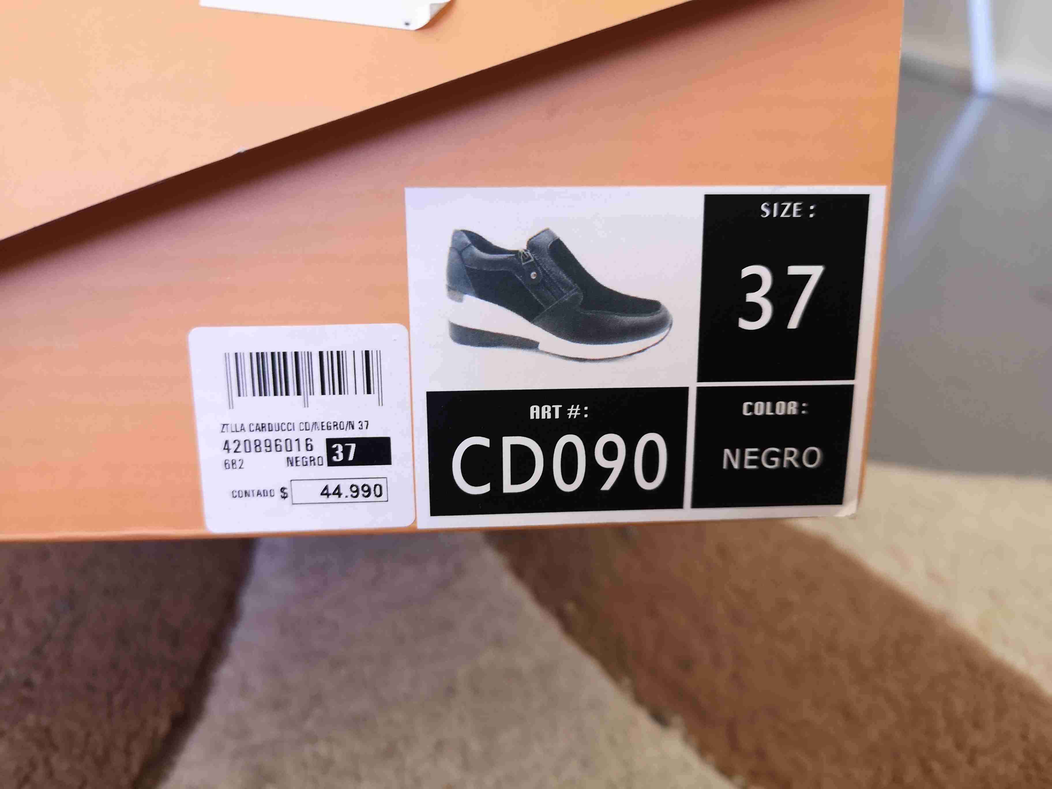 Zapatos negros talla 37 - miniatura 1