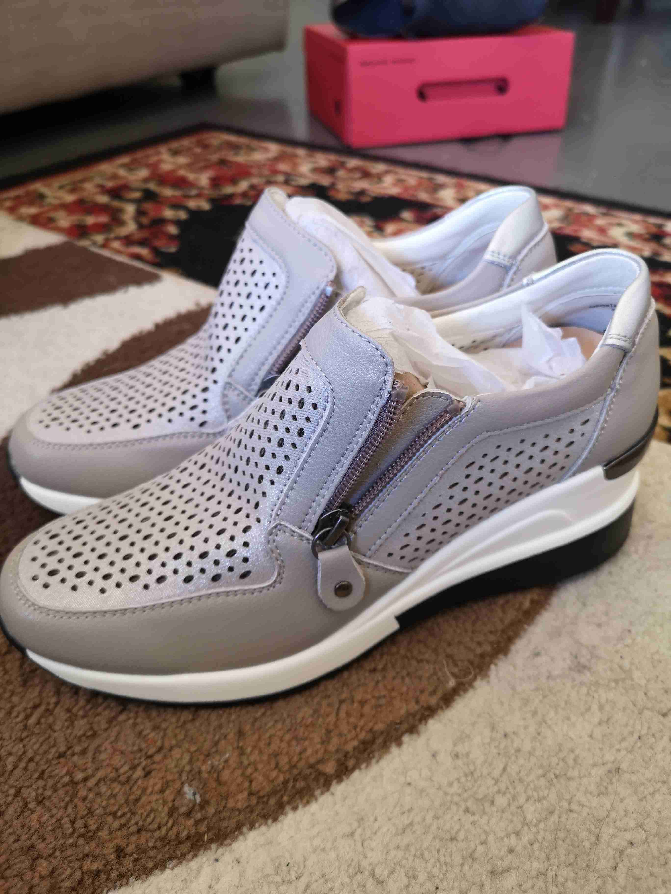 Zapatillas plateadas con cierre - miniatura 2