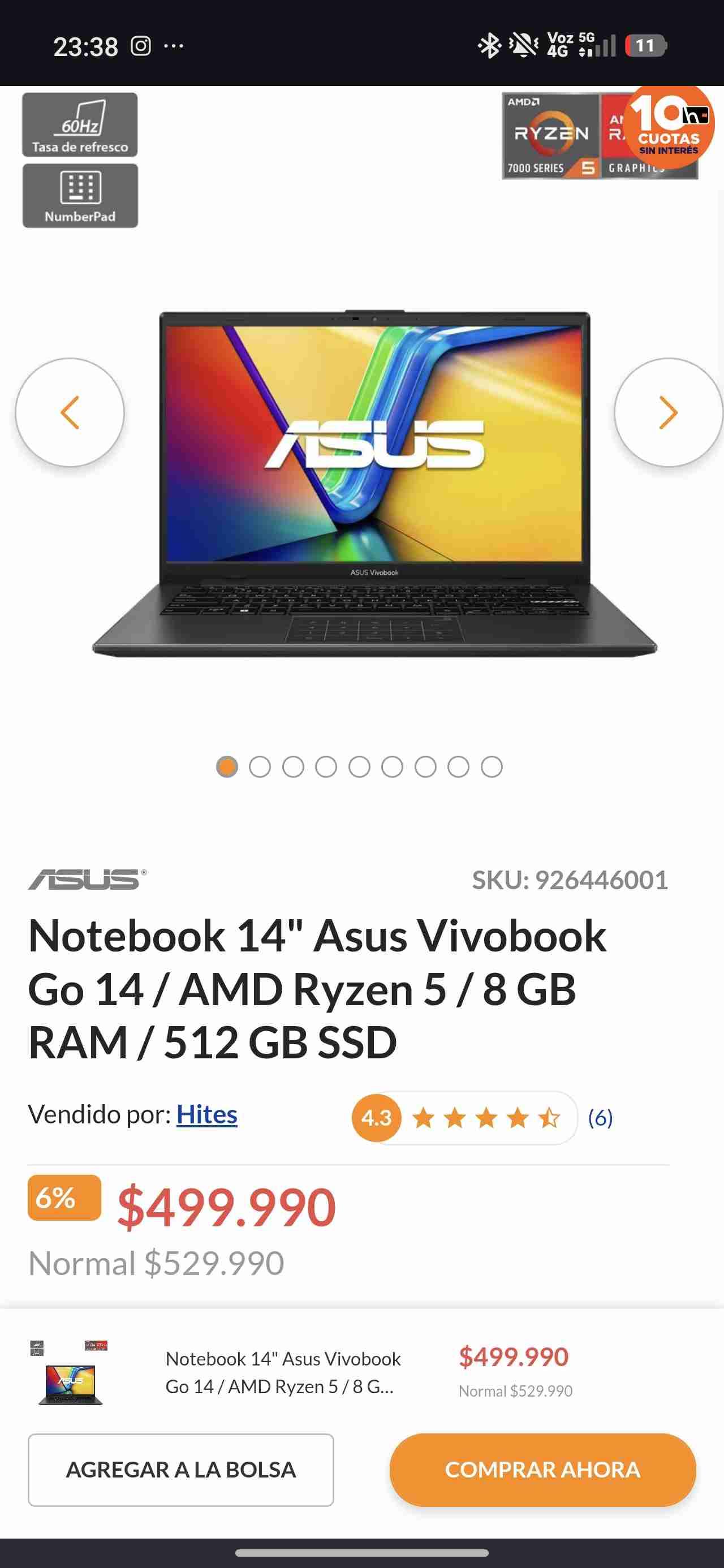Laptop ASUS VivoBook 14 - miniatura 4