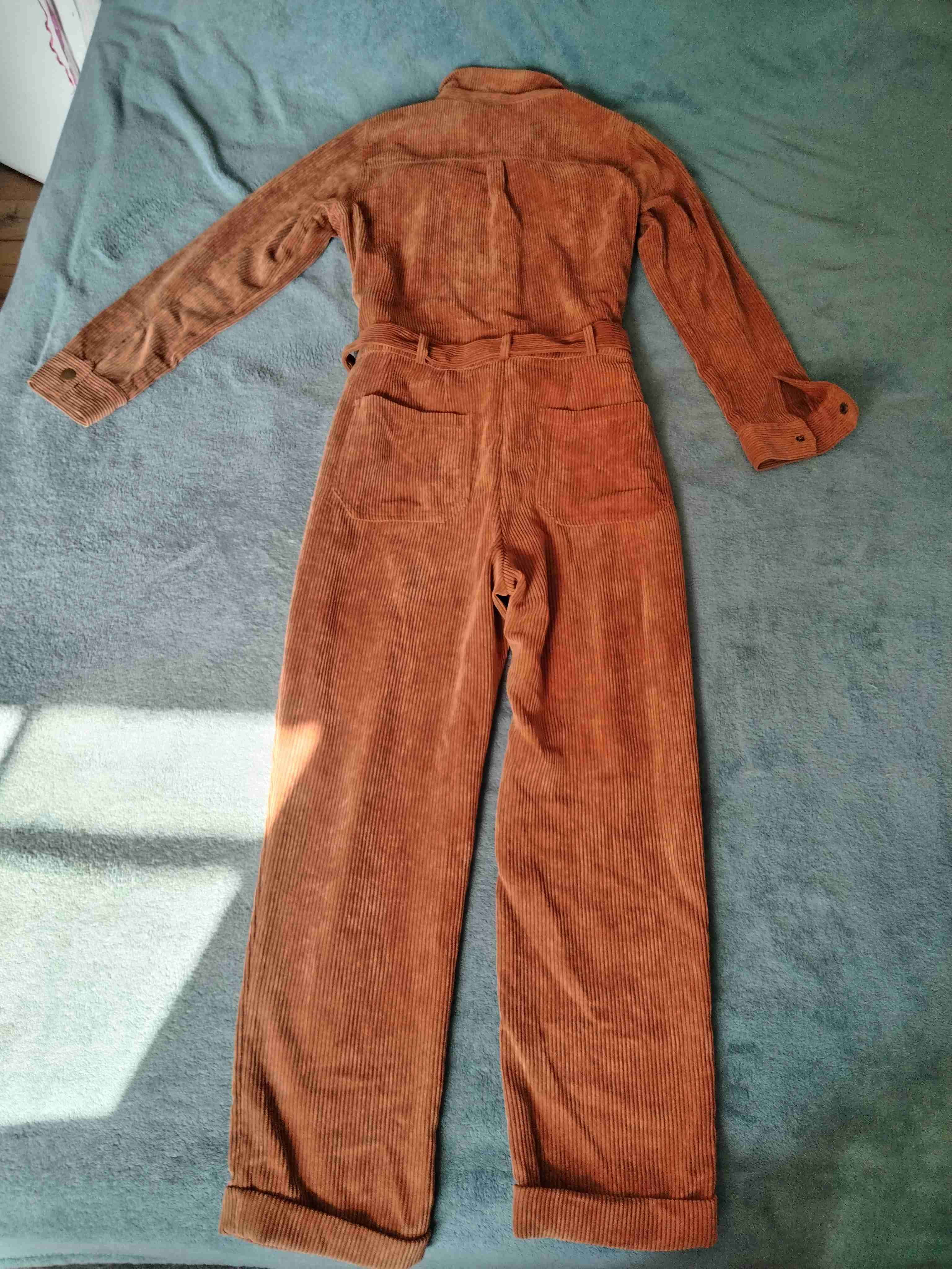 Enterito de pana color café - miniatura 2