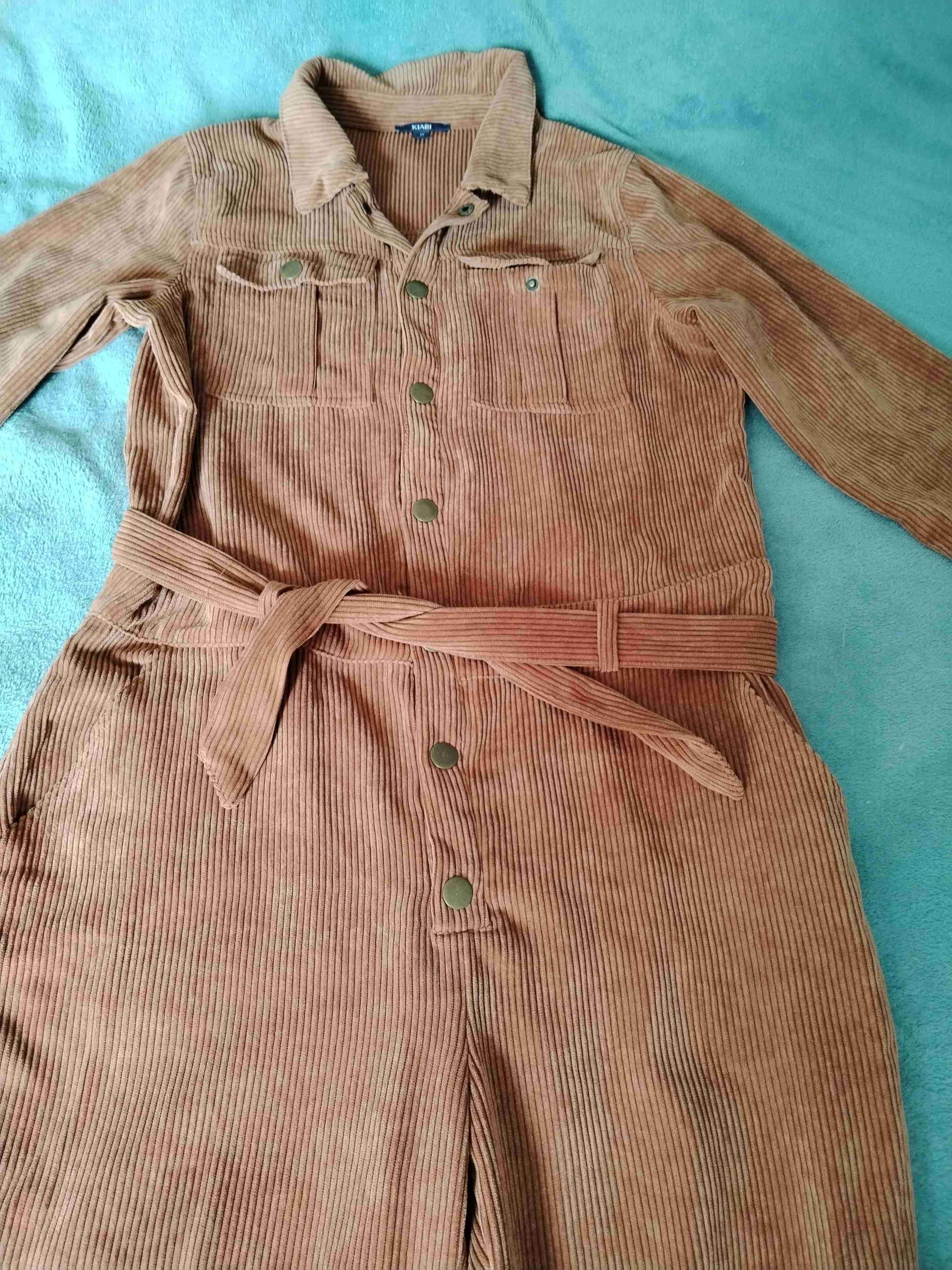 Enterito de pana color café - miniatura 3