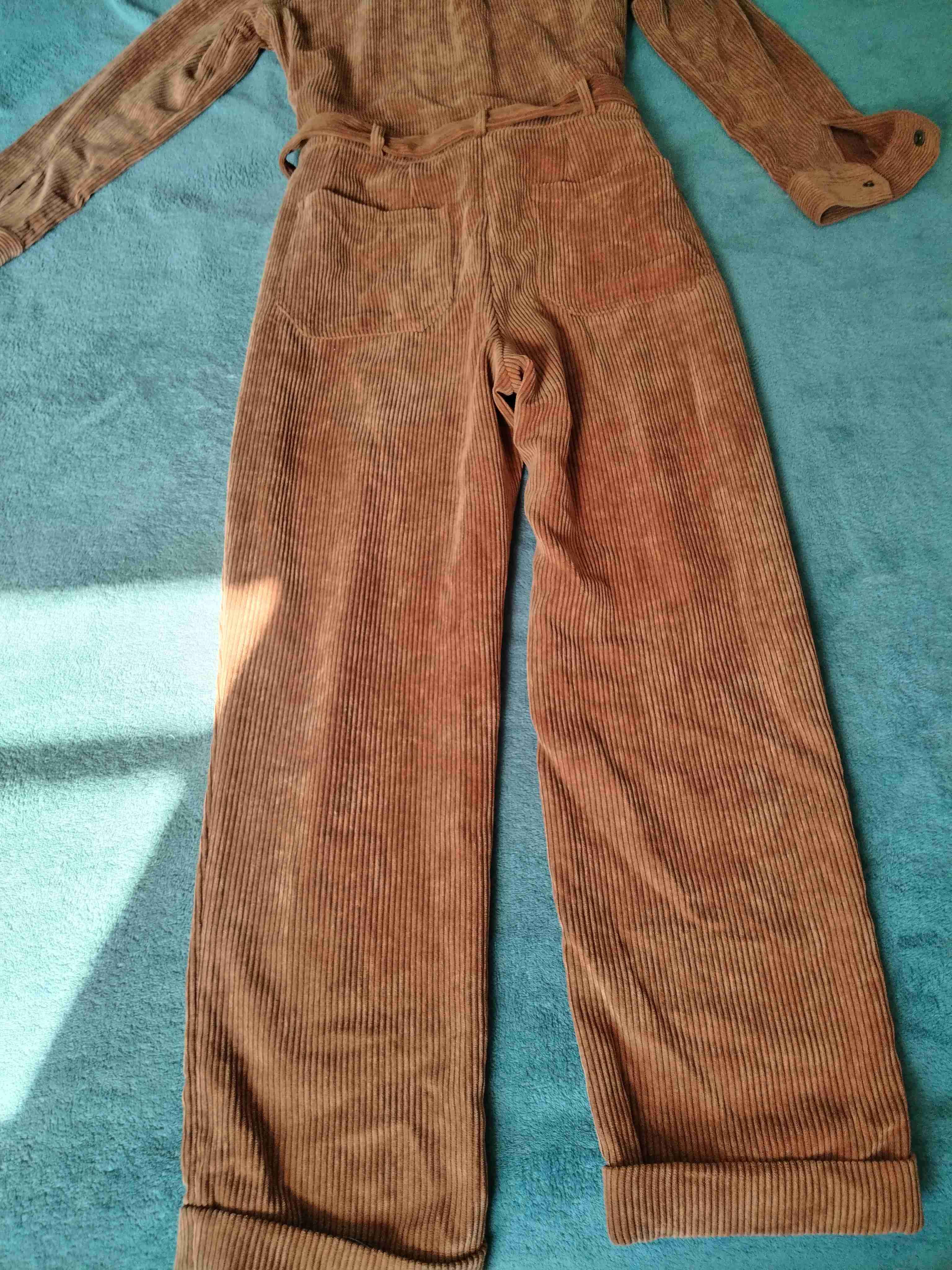 Enterito de pana color café - miniatura 5