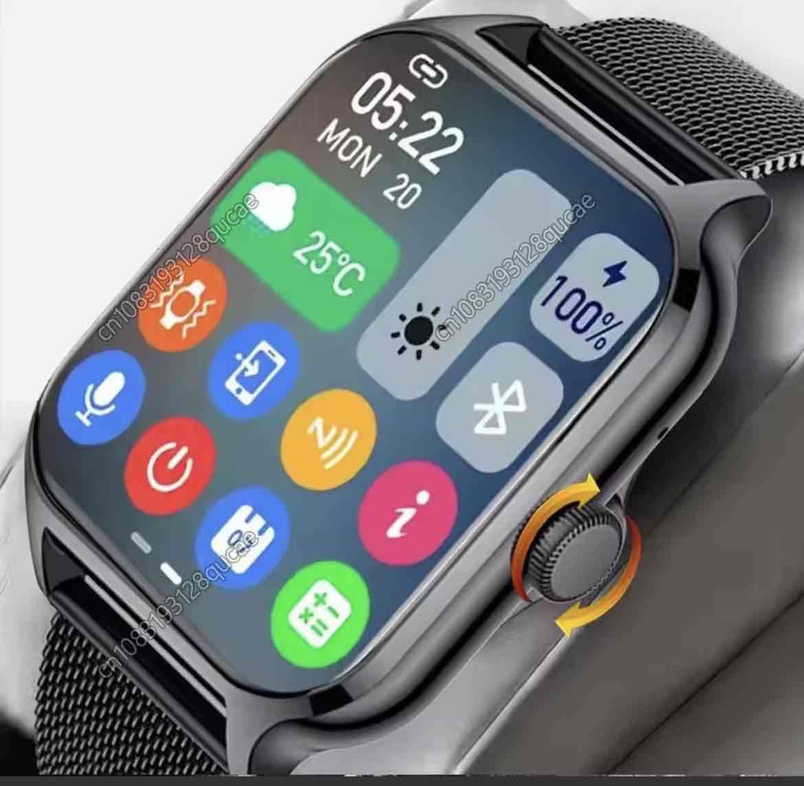 Reloj inteligente negro elegante - miniatura 2