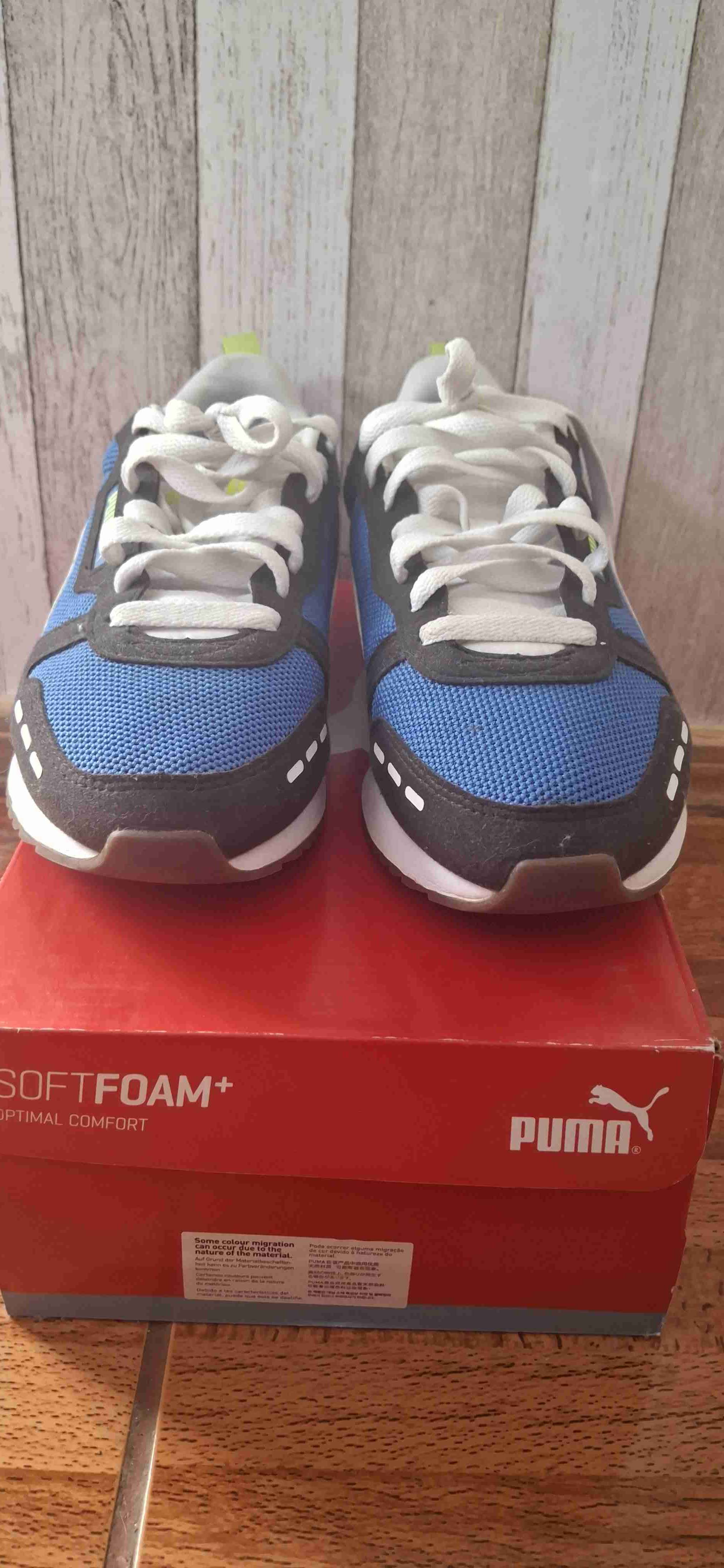 Zapatillas Puma azules y blancas - miniatura 4