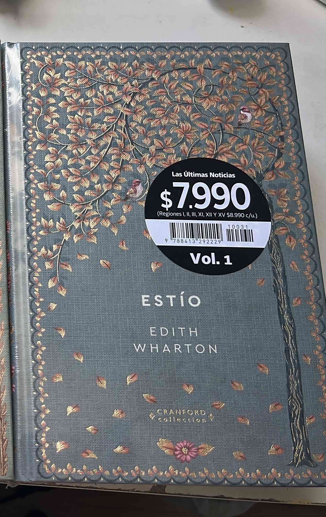 Libro Estío de Edith Wharton