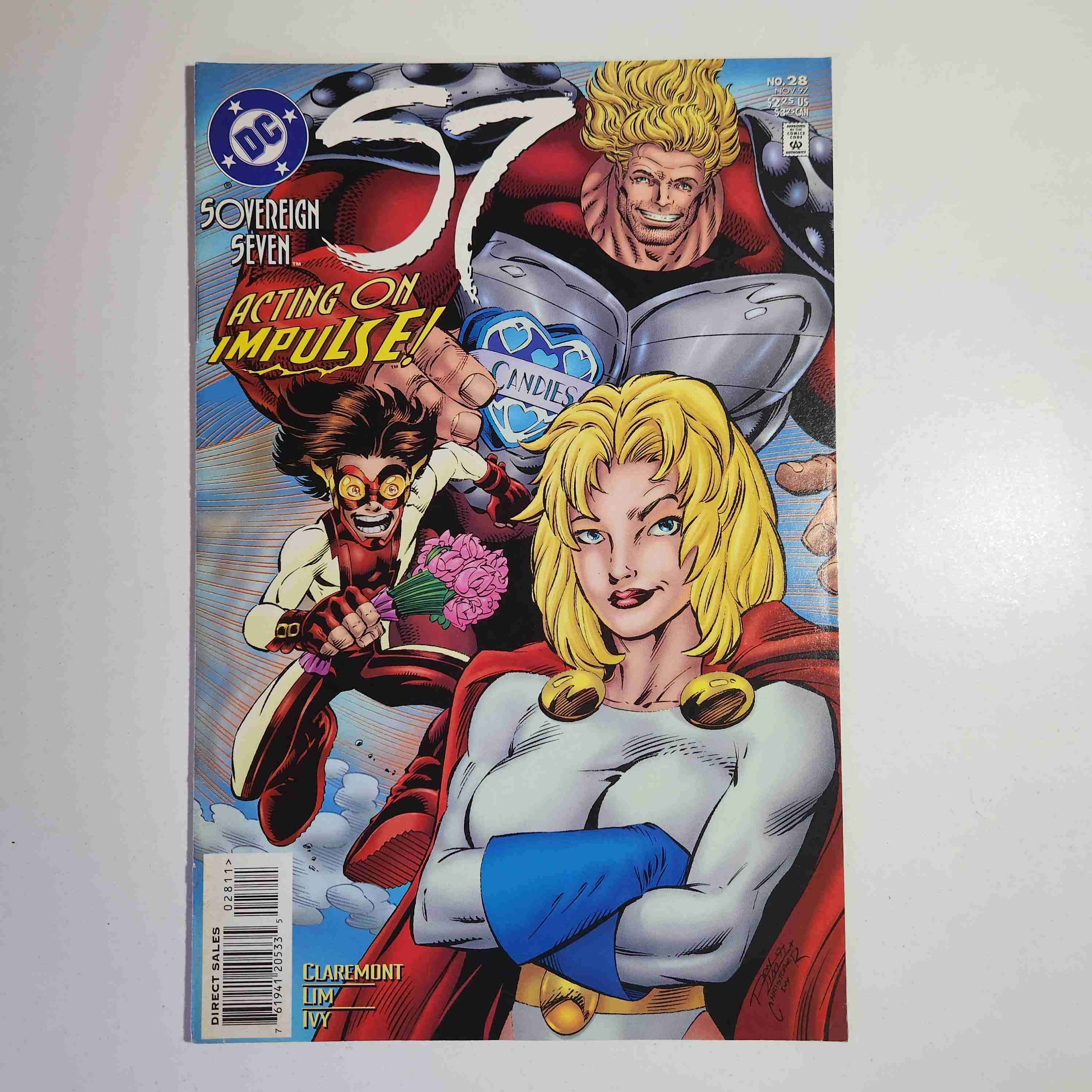 DC COMIC Soverihg Seven 1997 🇺🇸 - miniatura 1