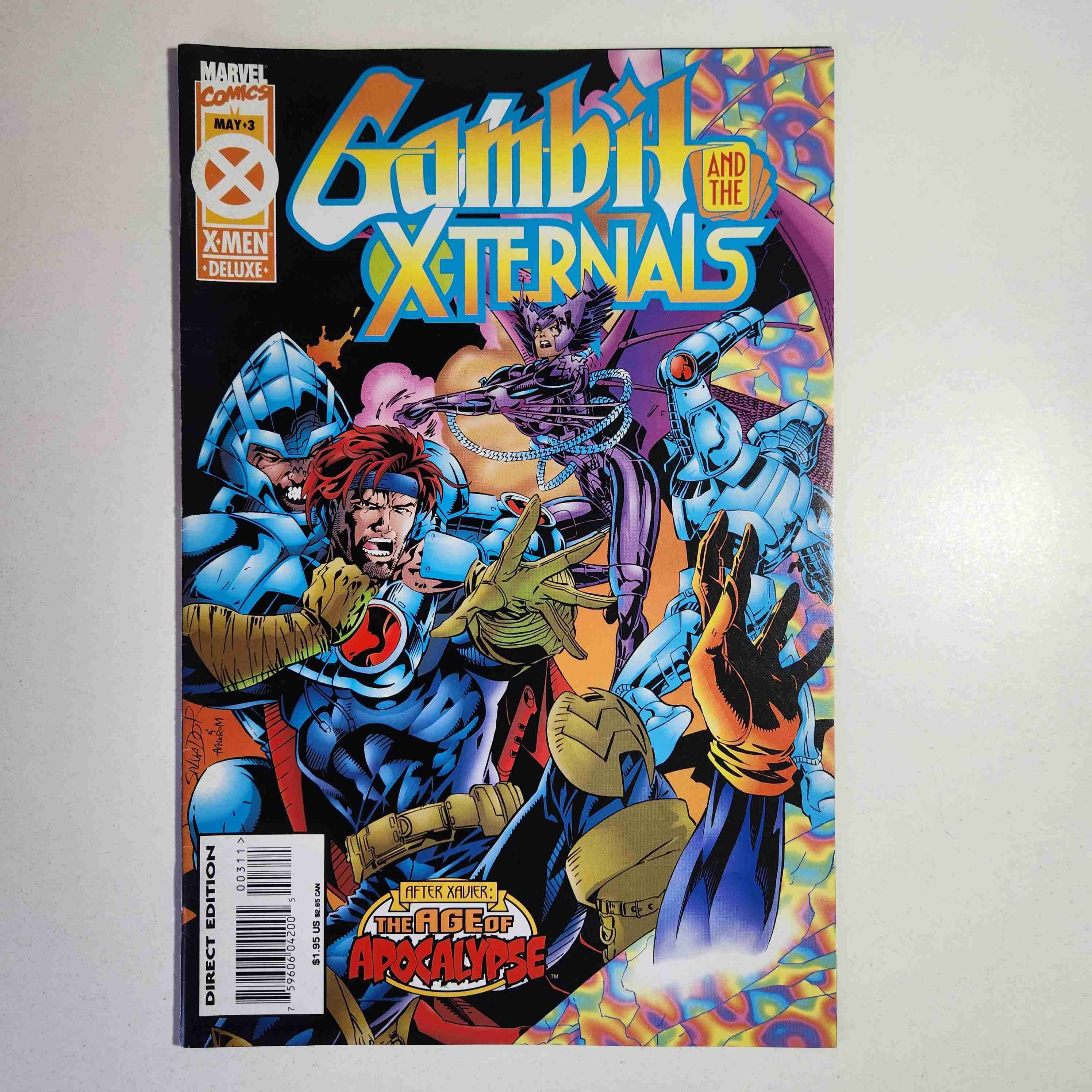 MARVEL COMIC GAMBIT and the X-TERNALS 1995 🇺🇲 - miniatura 1