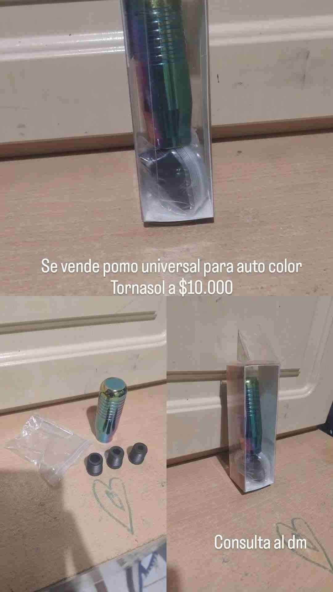 Pomo universal tornasol para auto