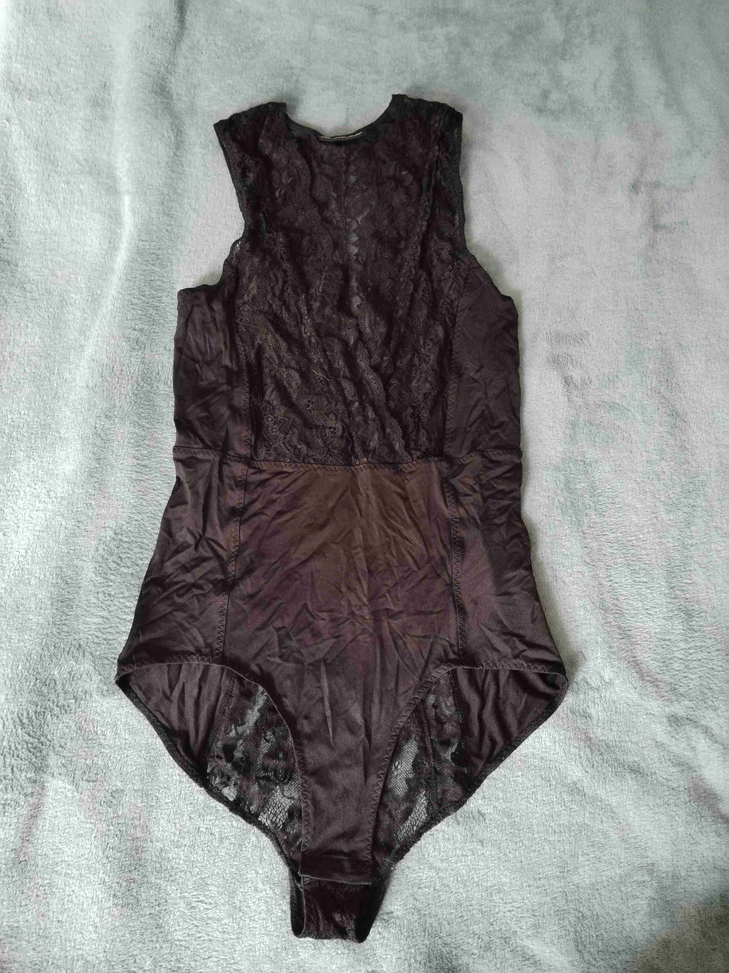 Body de encaje negro - miniatura 1