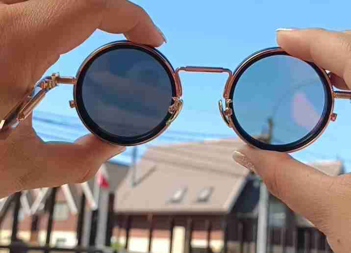 Lentes de sol regulables redondos vintage ND9 - miniatura 2