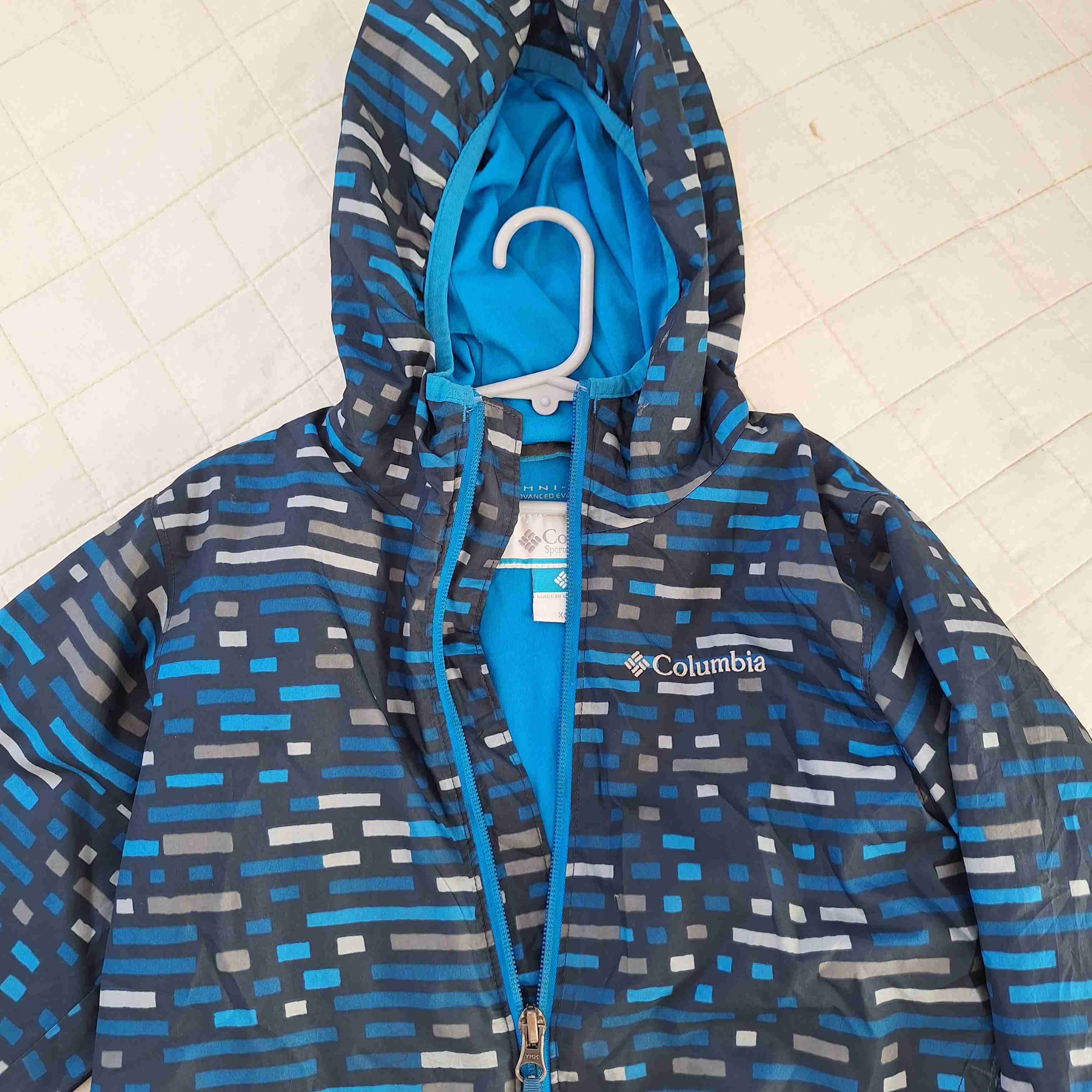 Chaqueta cortavientos Columbia azul talla 5/6 - miniatura 1