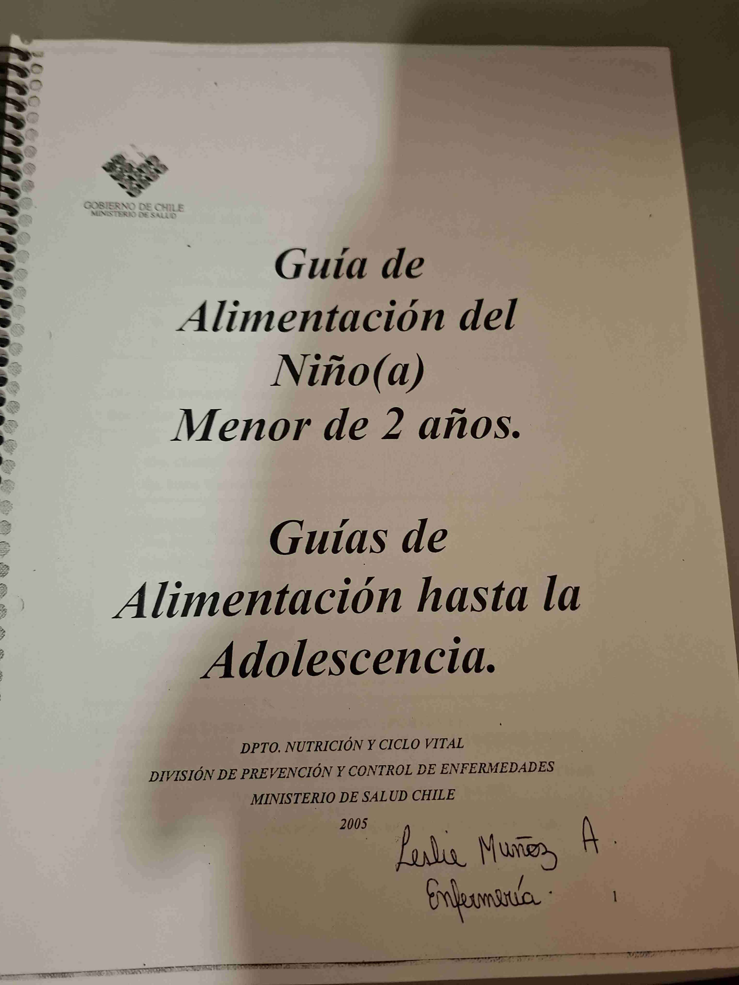 Guía Alimentaria para Niños y Adolescentes - miniatura 1