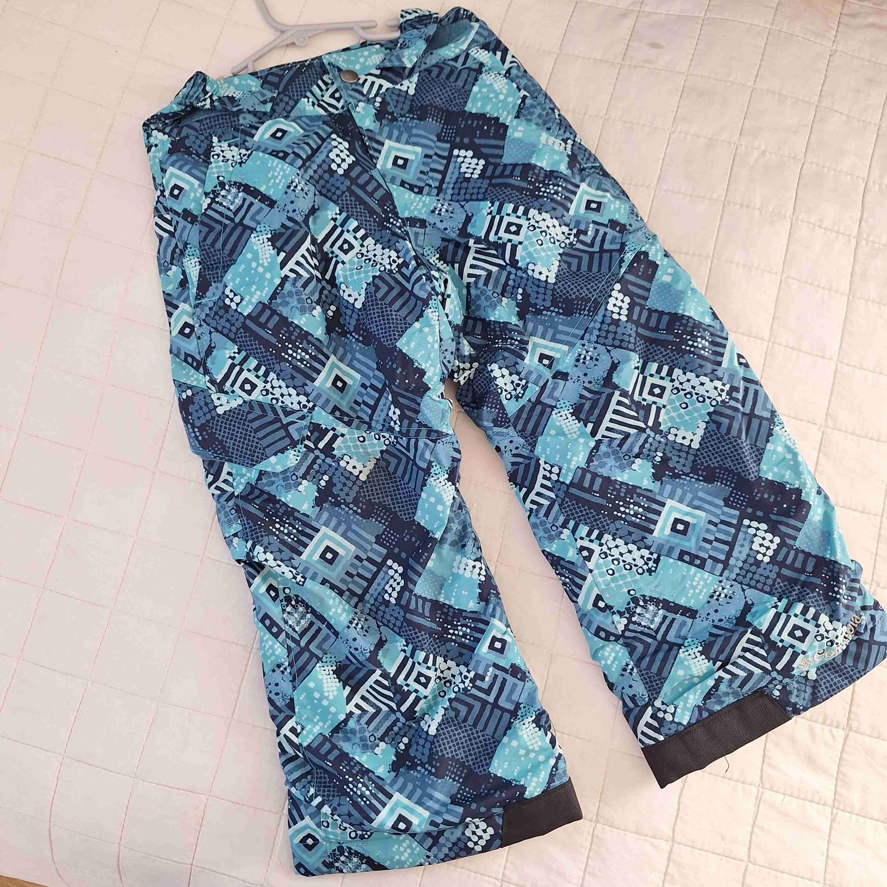 Pantalones columbia de nieve azules talla 4/5 - miniatura 1