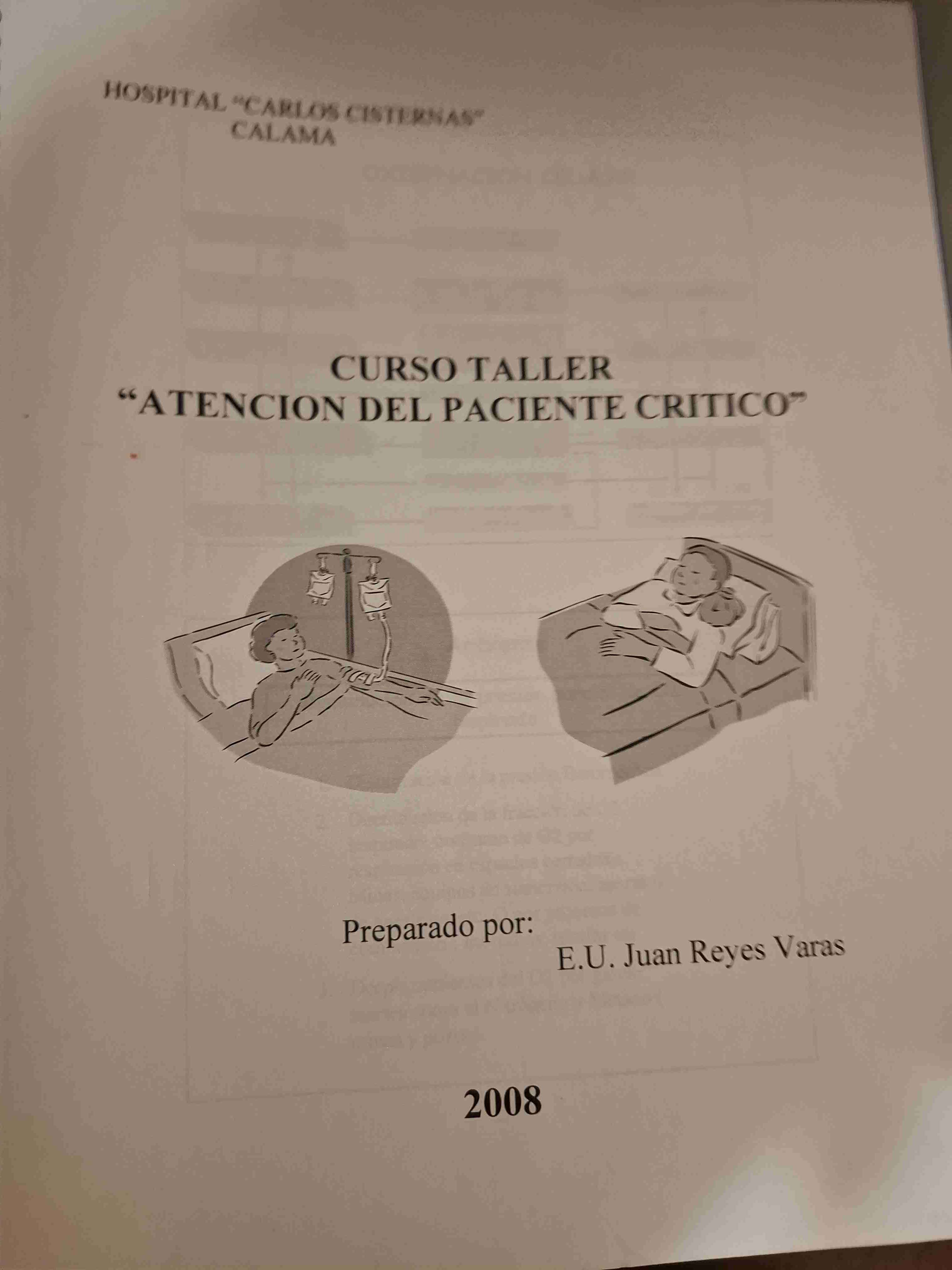 Curso atención paciente crítico - miniatura 1