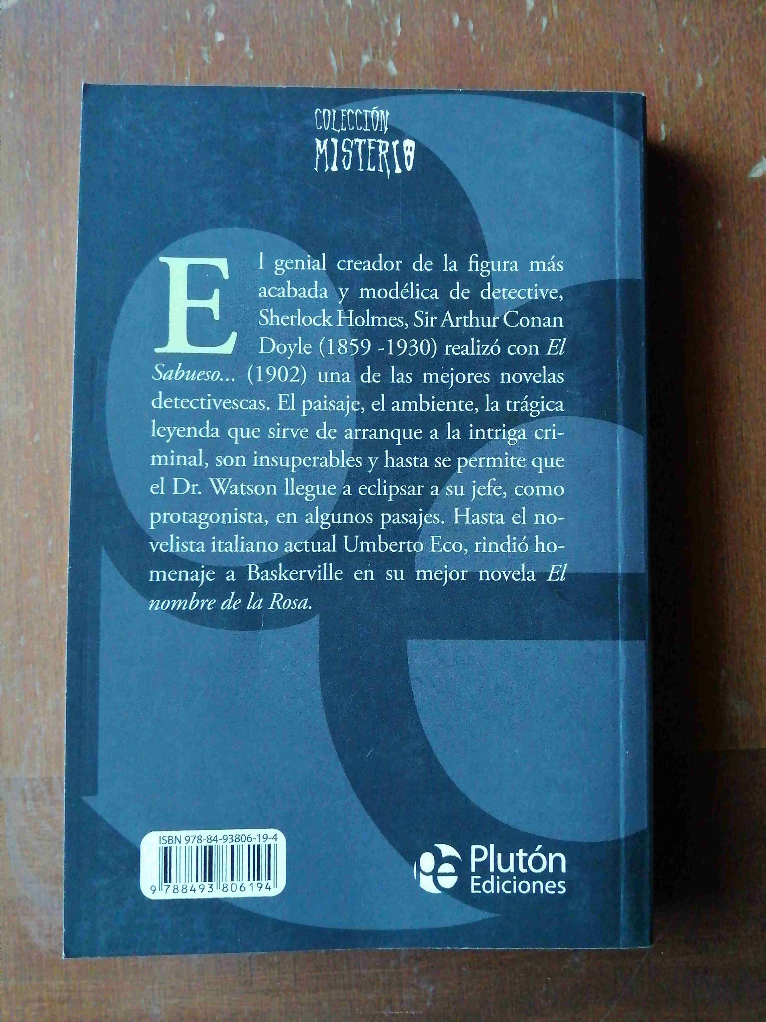 Libro 'El Sabueso de los Baskerville' - miniatura 2