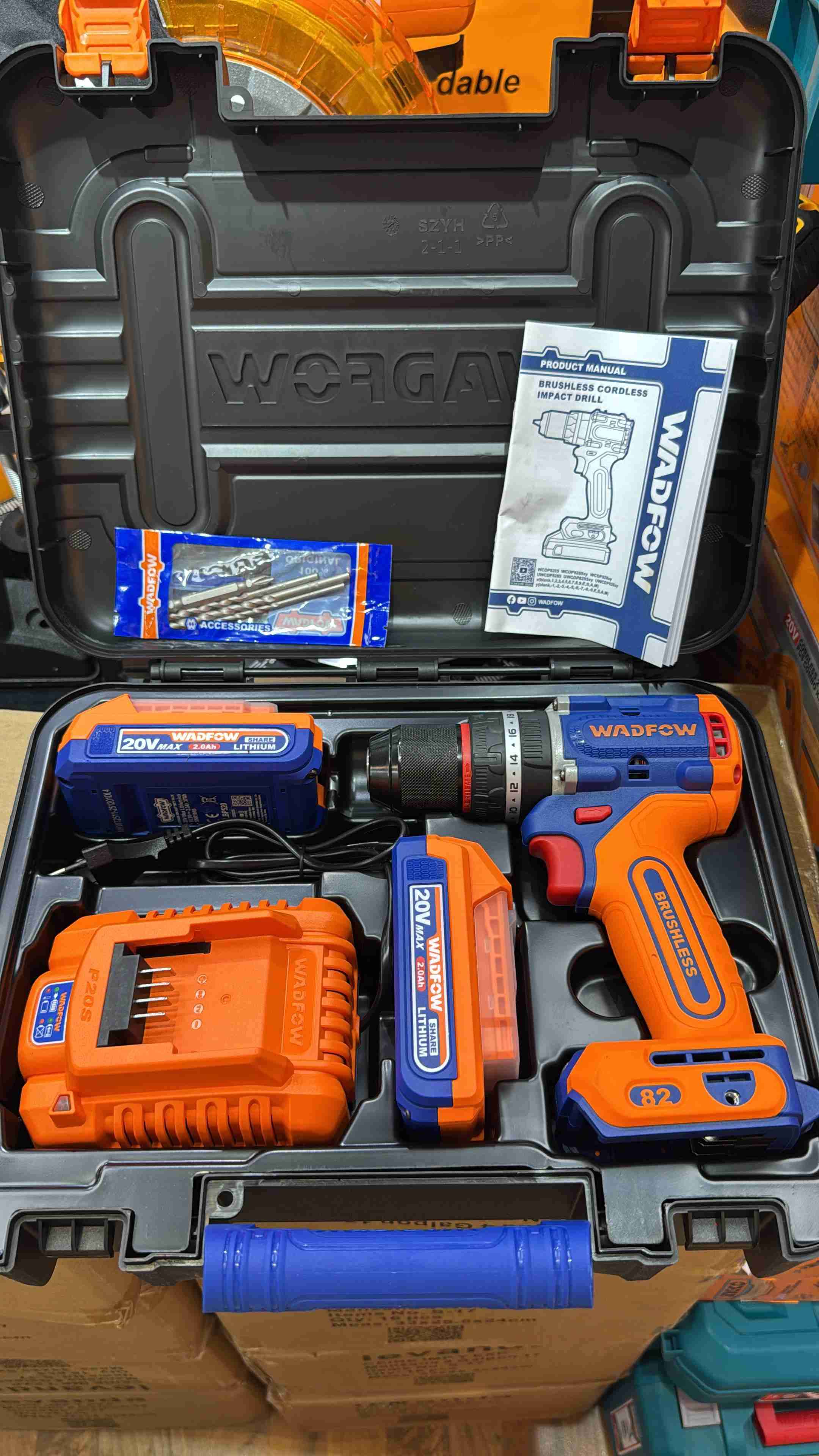 Taladro inalámbrico 20V WADFOW - miniatura 2