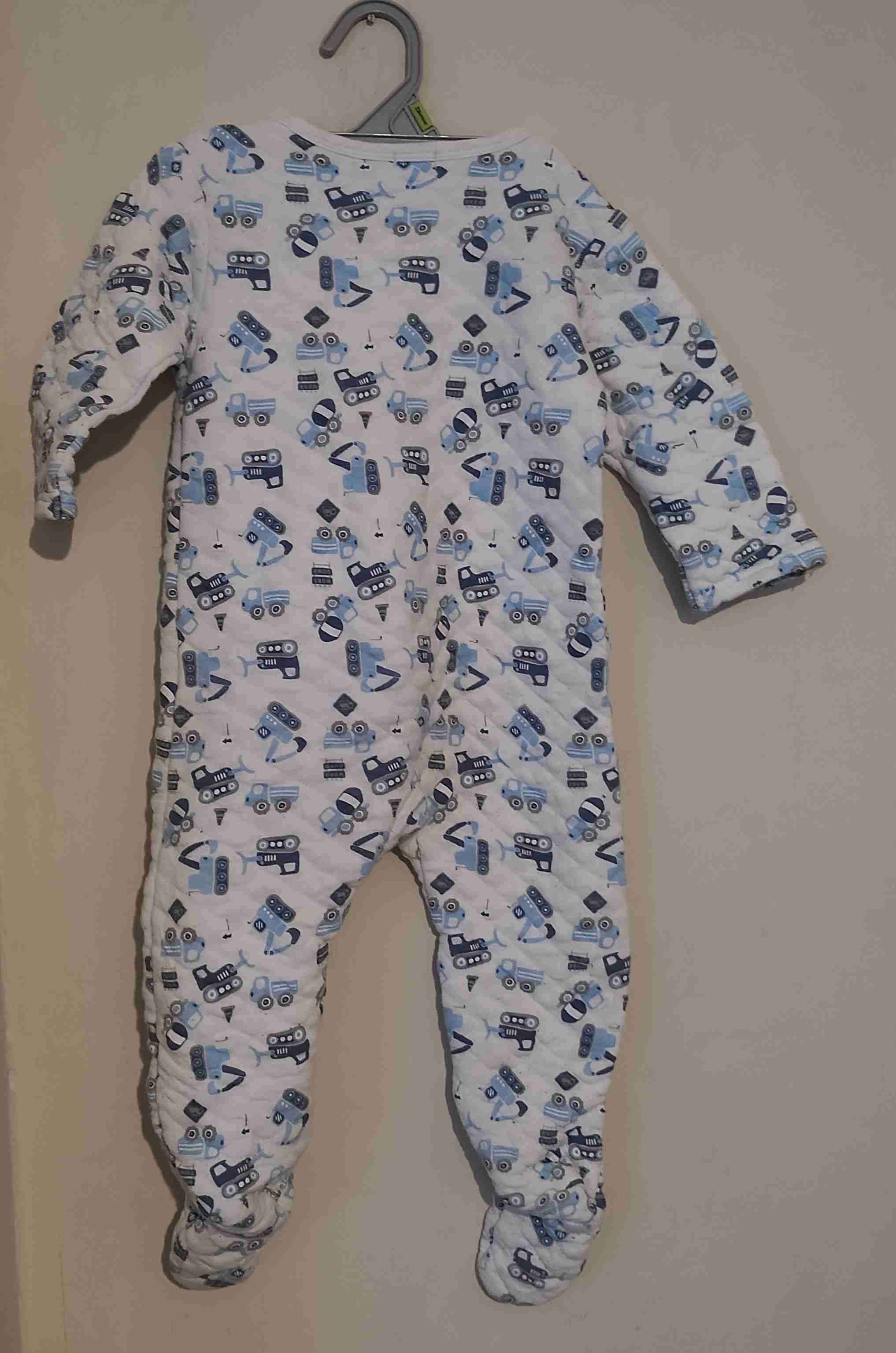 Enterito bebé con motivo de camiones - miniatura 1