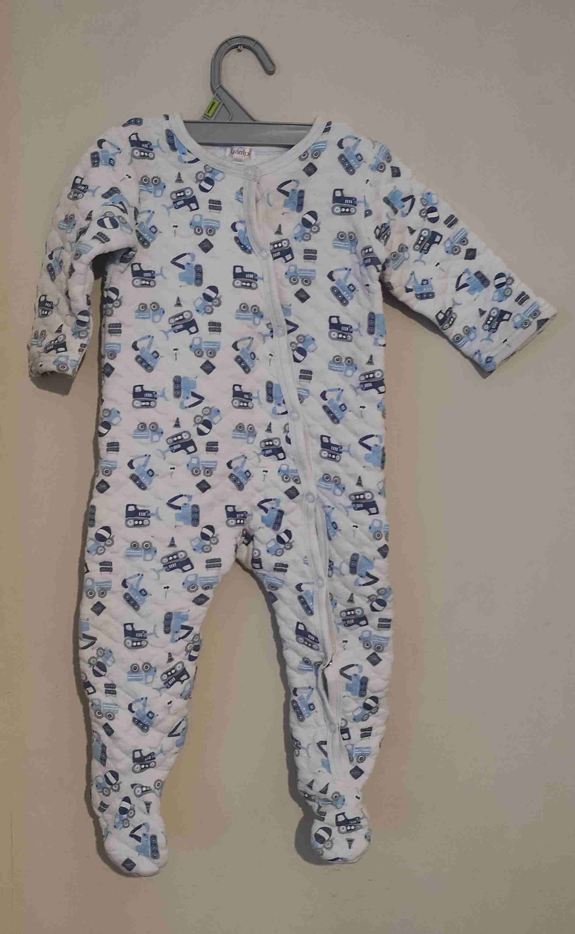 Enterito bebé con motivo de camiones - miniatura 2