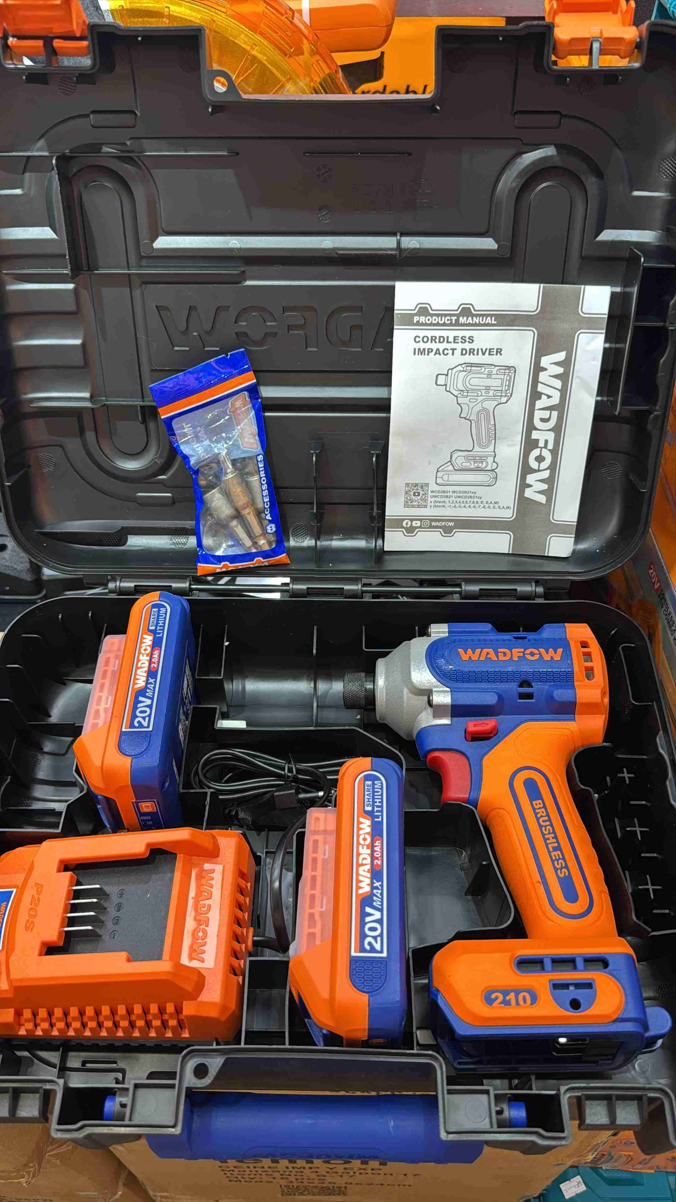 Atornillador de Impacto Wadfow 20V Brushless - miniatura 2