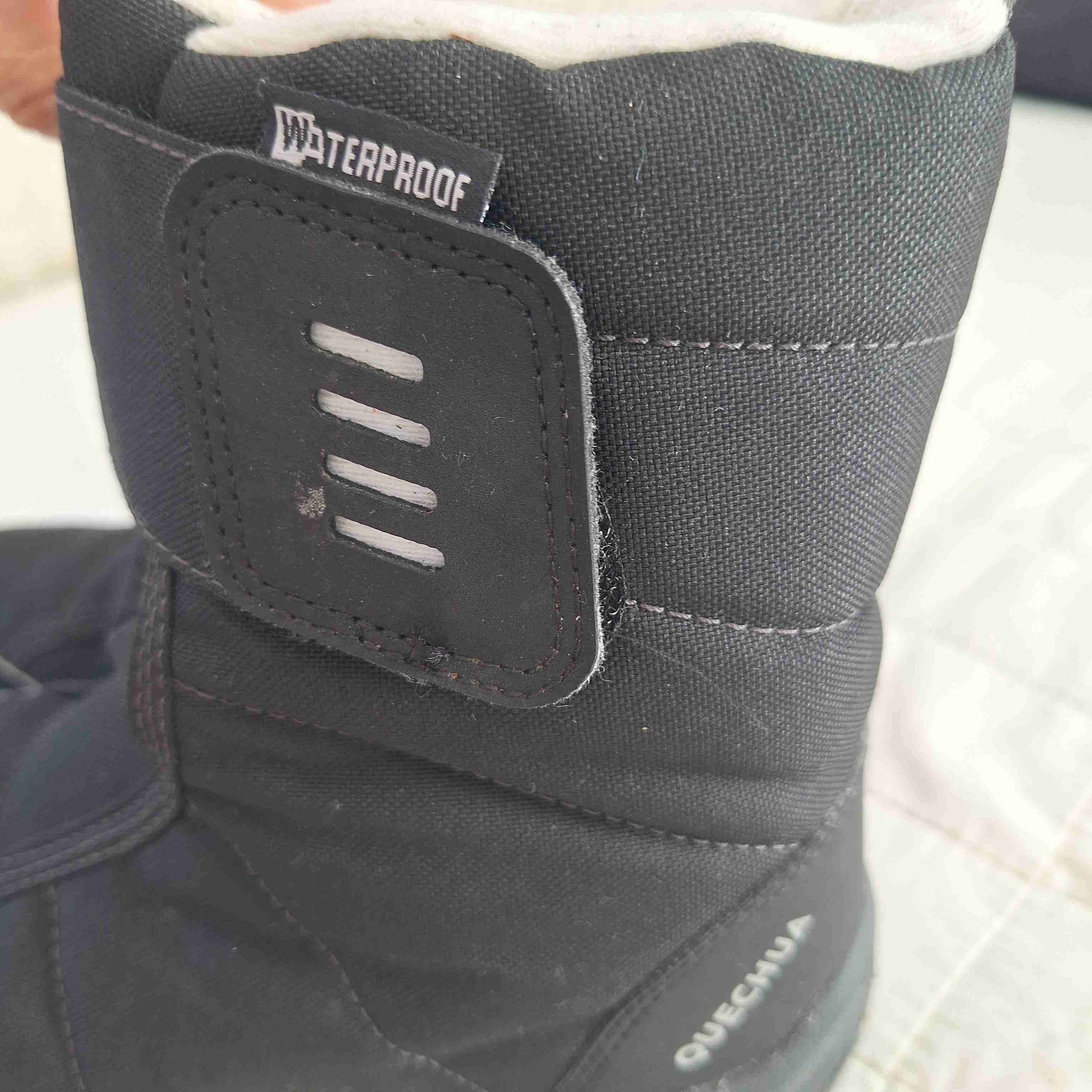 Botas quechua impermeables negras - miniatura 1