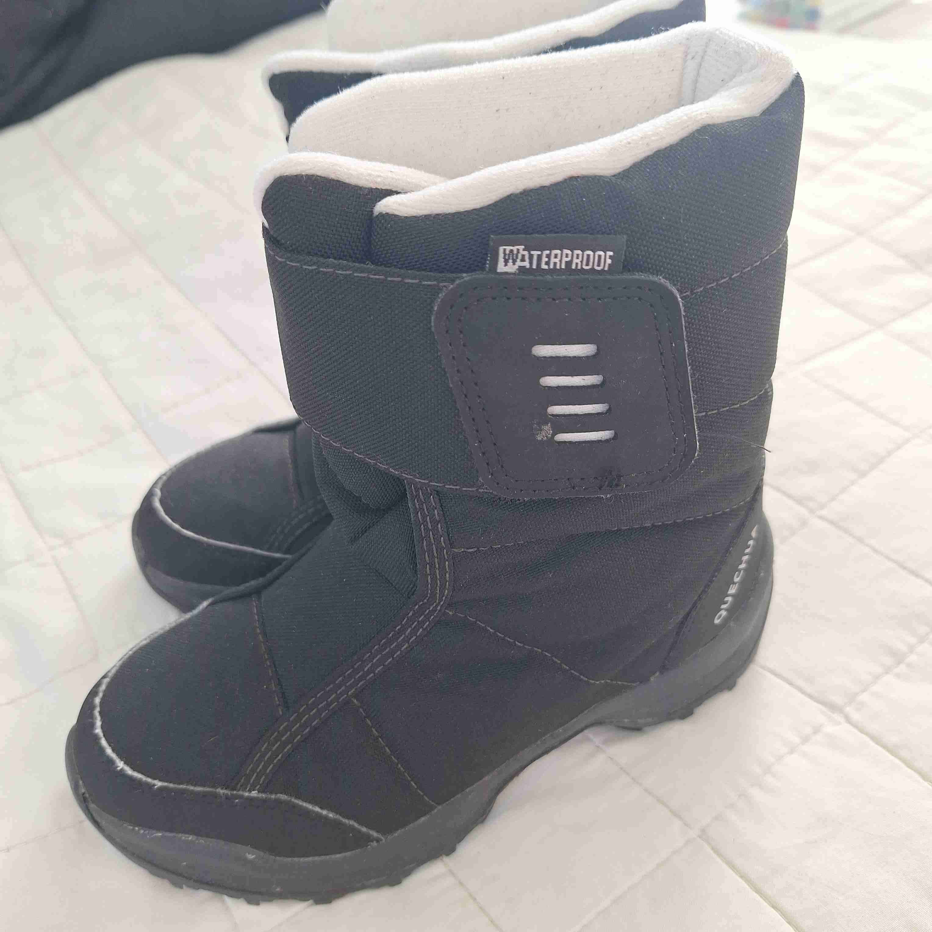 Botas quechua impermeables negras - miniatura 2