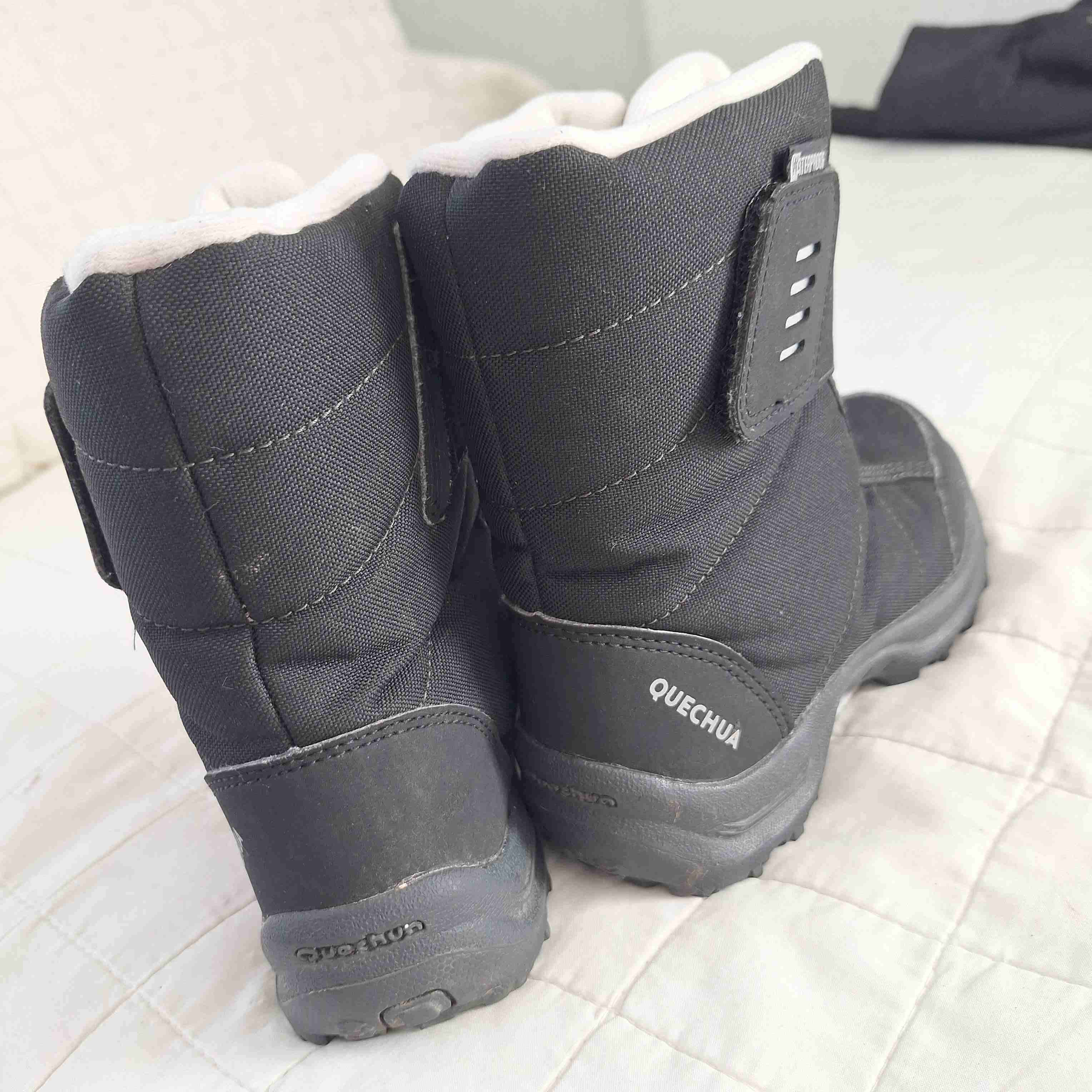 Botas quechua impermeables negras - miniatura 3