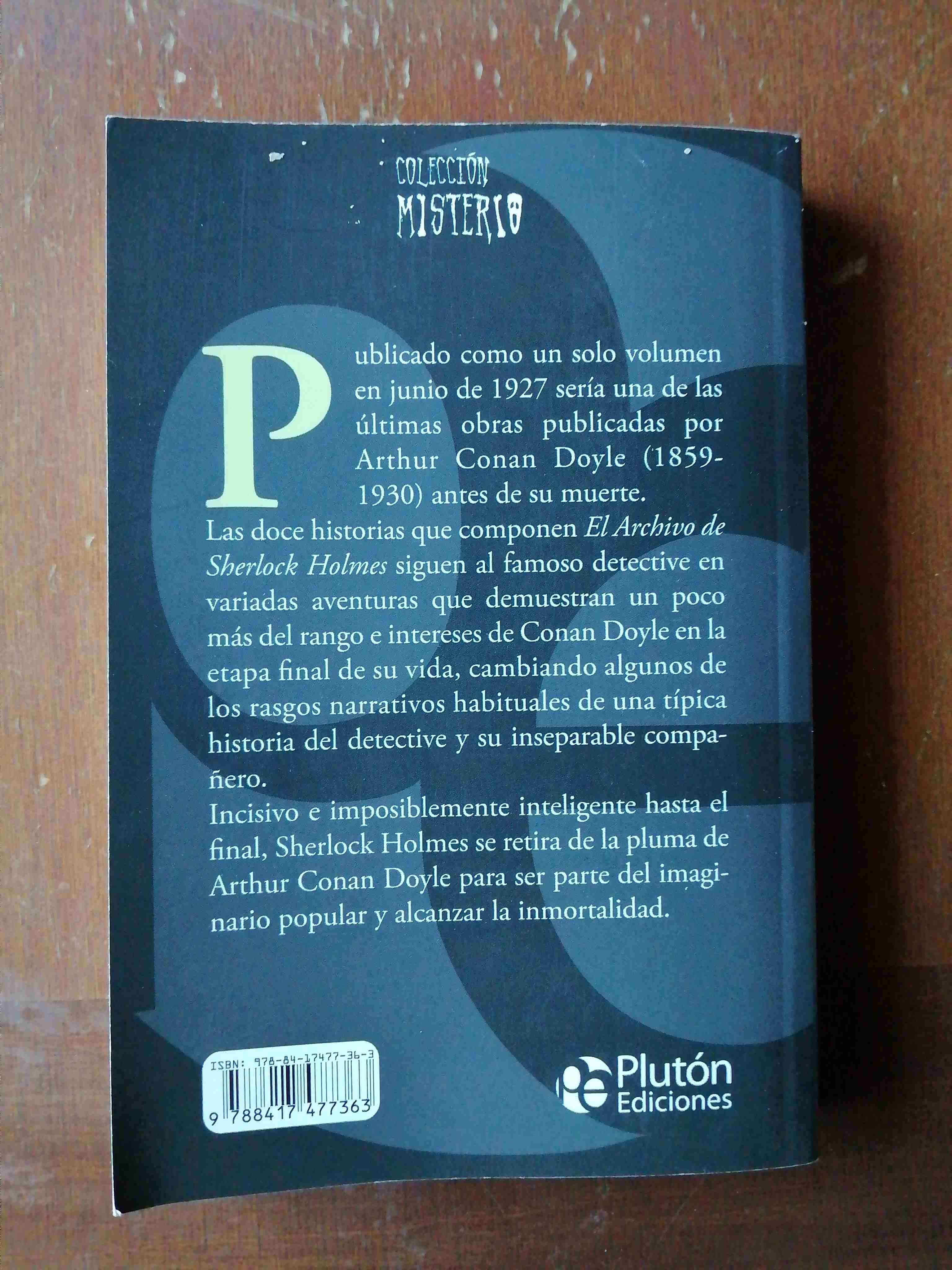 Libro 'El Archivo de Sherlock Holmes' - miniatura 2