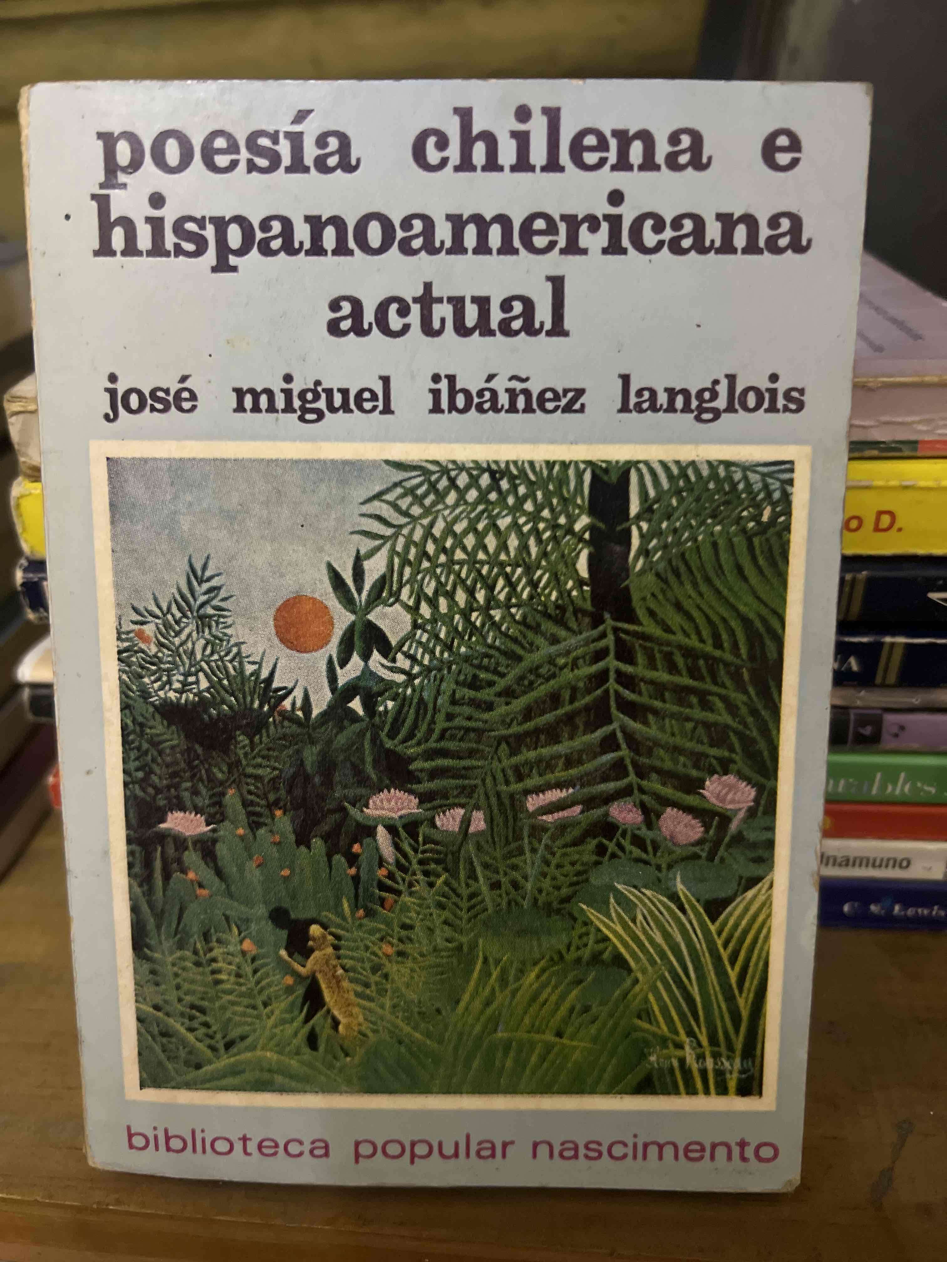 Libro Poesía Chilena e Hispanoamericana - miniatura 1