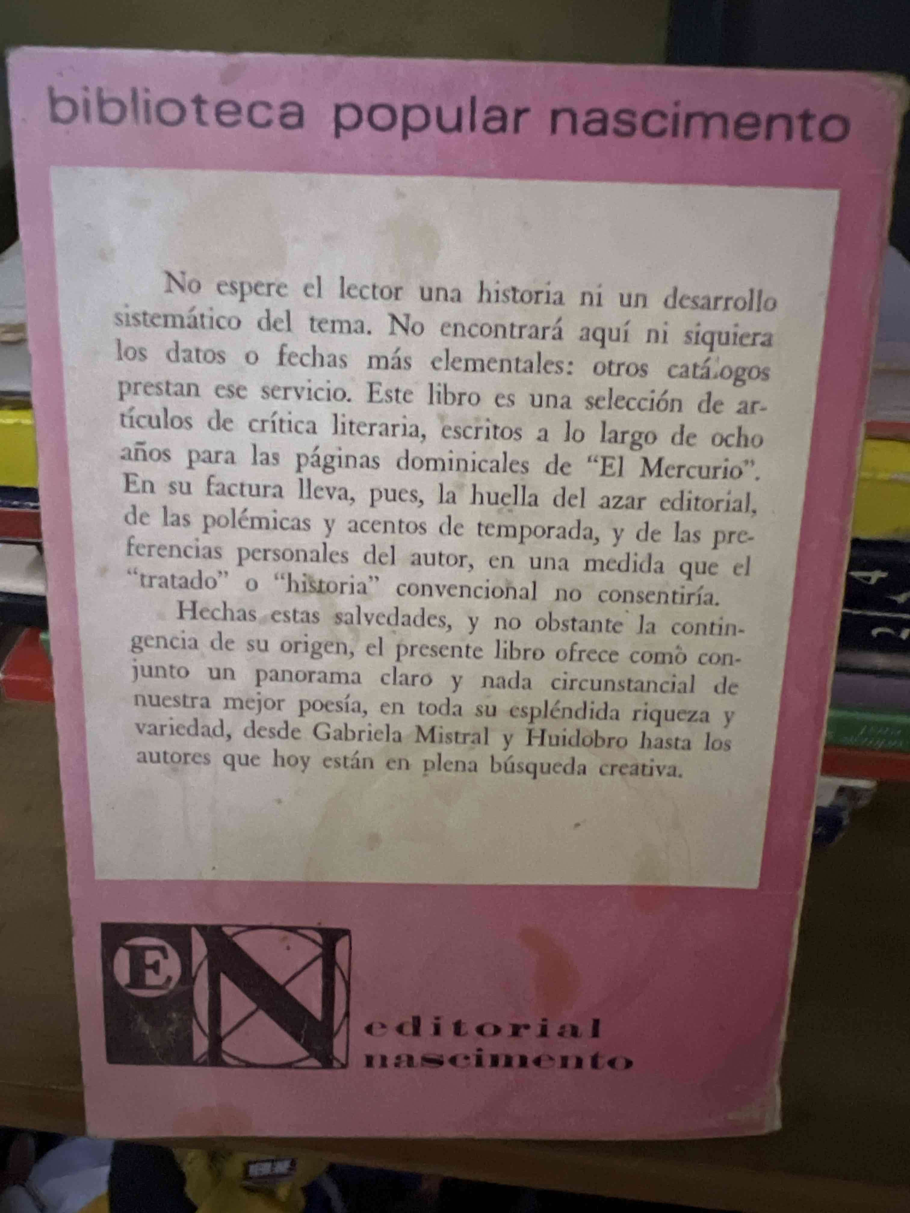 Libro Poesía Chilena e Hispanoamericana - miniatura 2