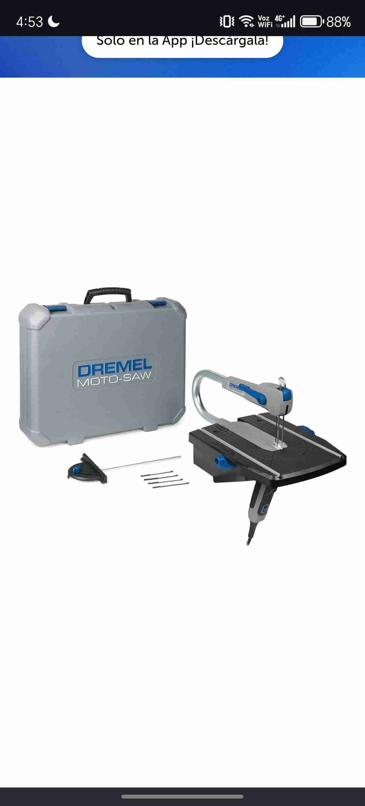 Sierra Moto-Saw Dremel con estuche