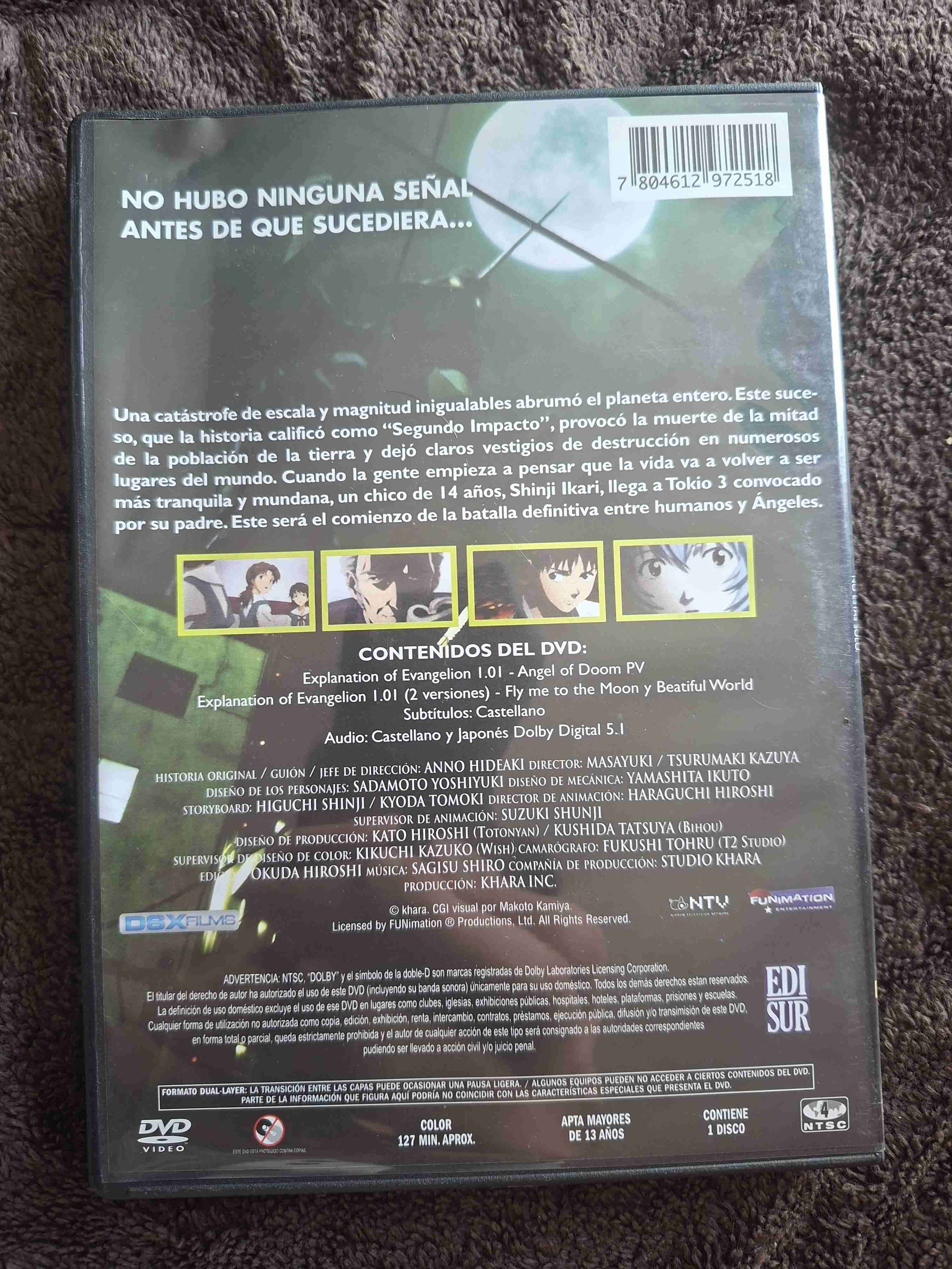 DVD Evangelion 1.11 edición extendida - miniatura 4