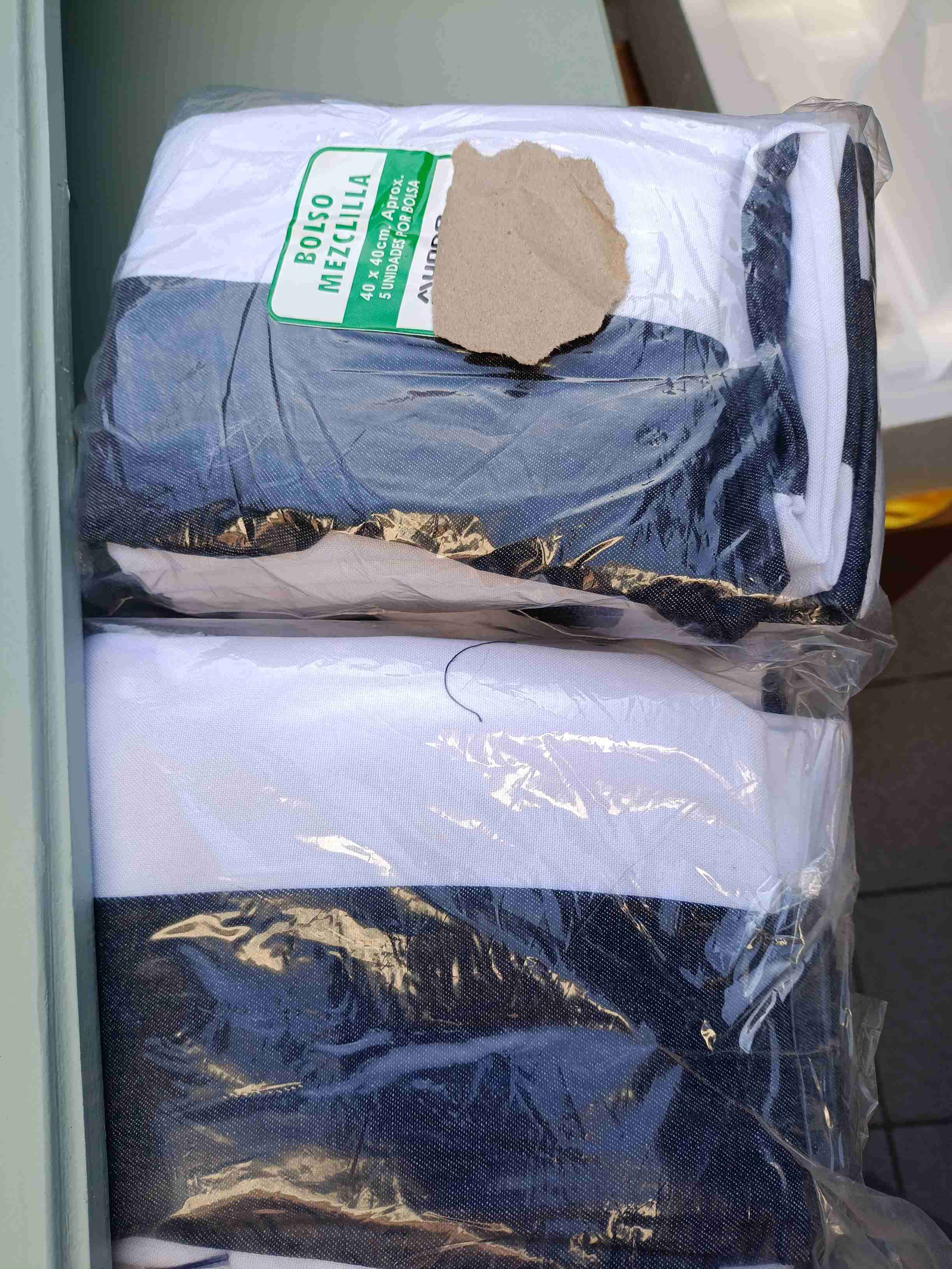 Bolso tote bag jeans y bistrech - miniatura 3