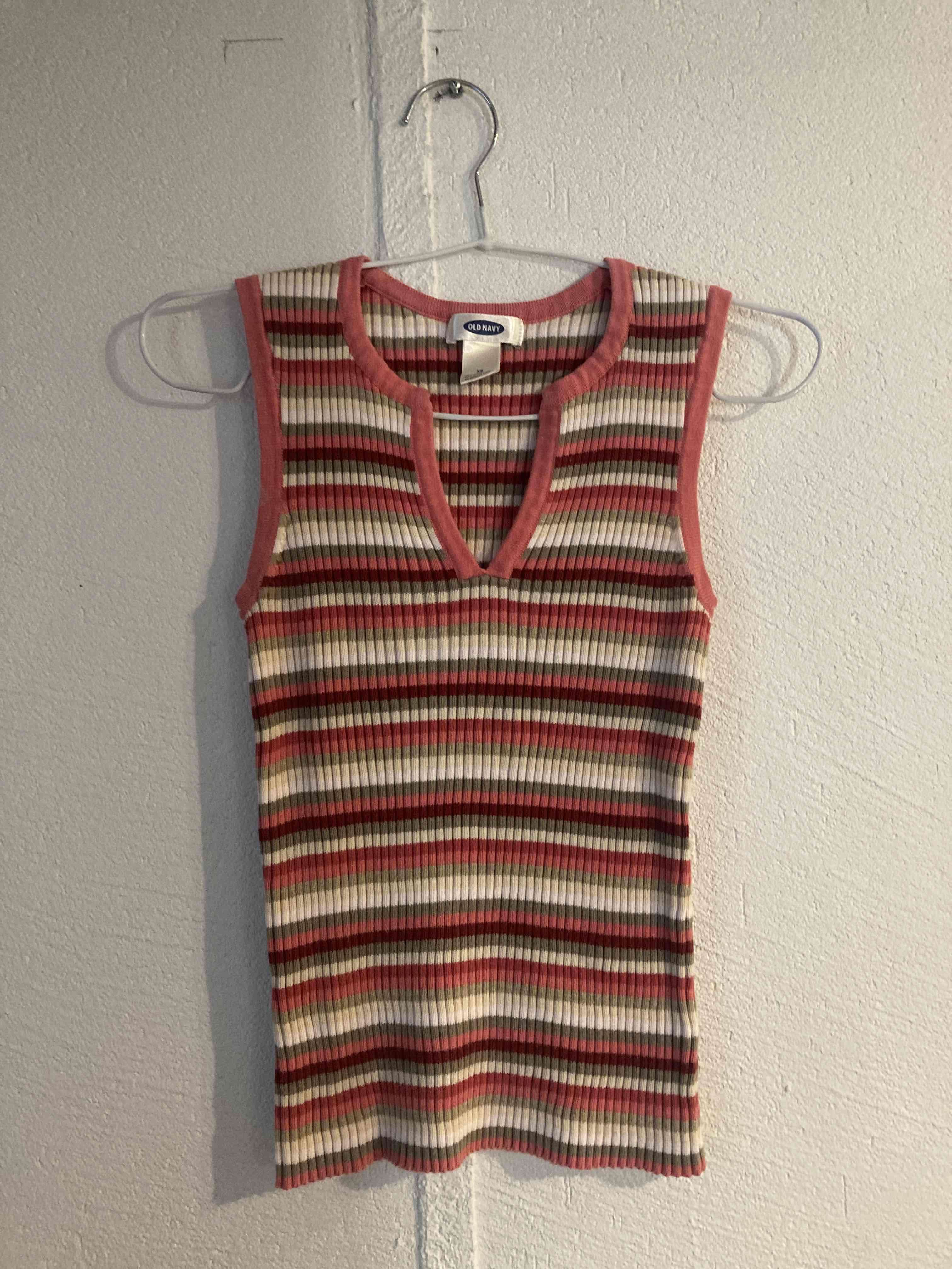 Polera sin mangas a rayas - miniatura 1