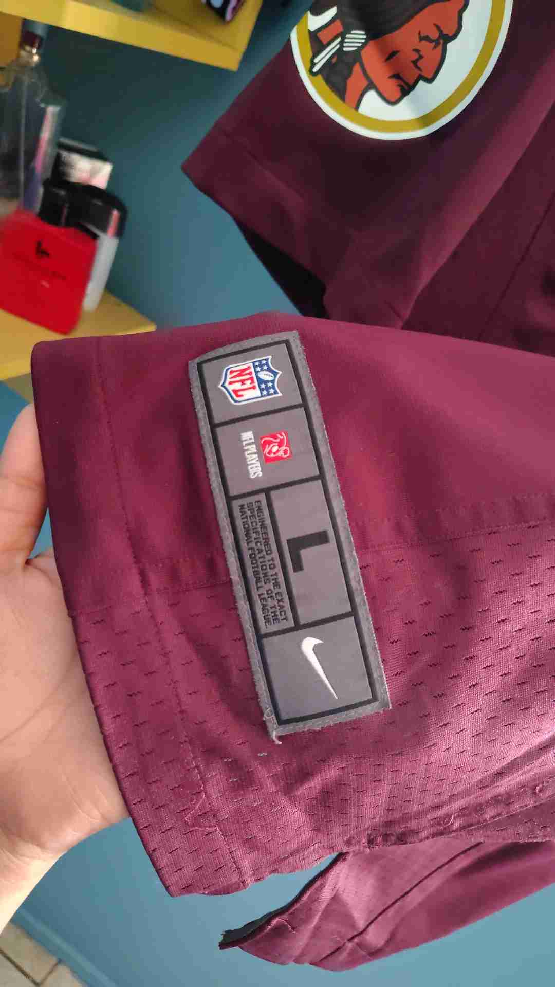 Camiseta NFL rojo burdeos - miniatura 4